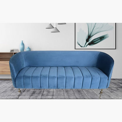 Athena 3-Seater Velvet Sofa