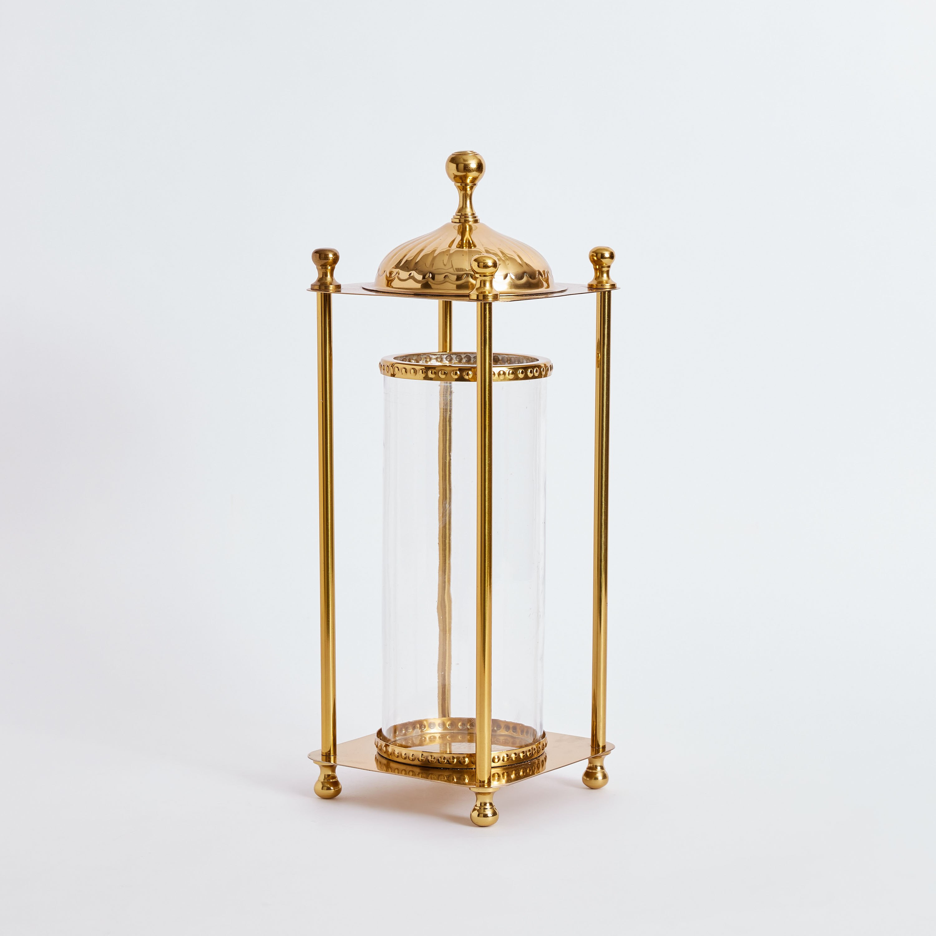 حامل شموع معدني بتصميم قبة من مهر - 15.4×15.4×35 سم-hbxlivingroom-decorandaccessories-candleholders-image-8