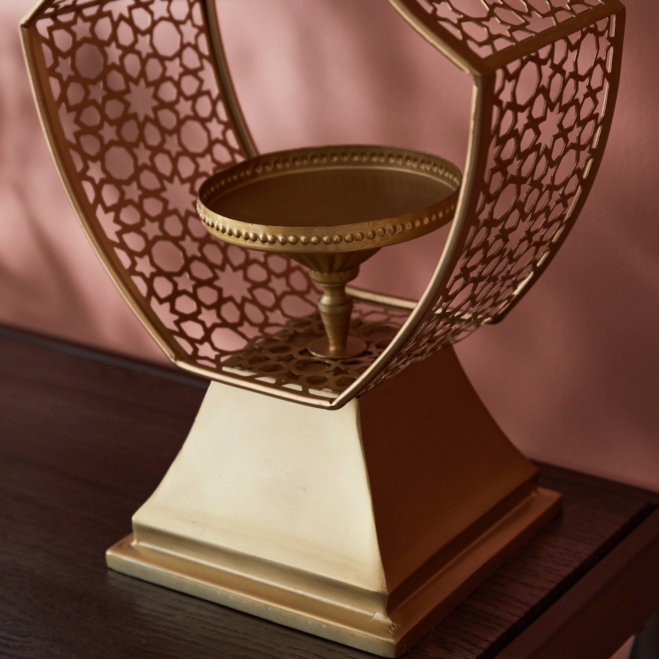 حامل شموع جاروخا معدني من مشربية - 49 سم-hbxlivingroom-decorandaccessories-candleholders-image-4
