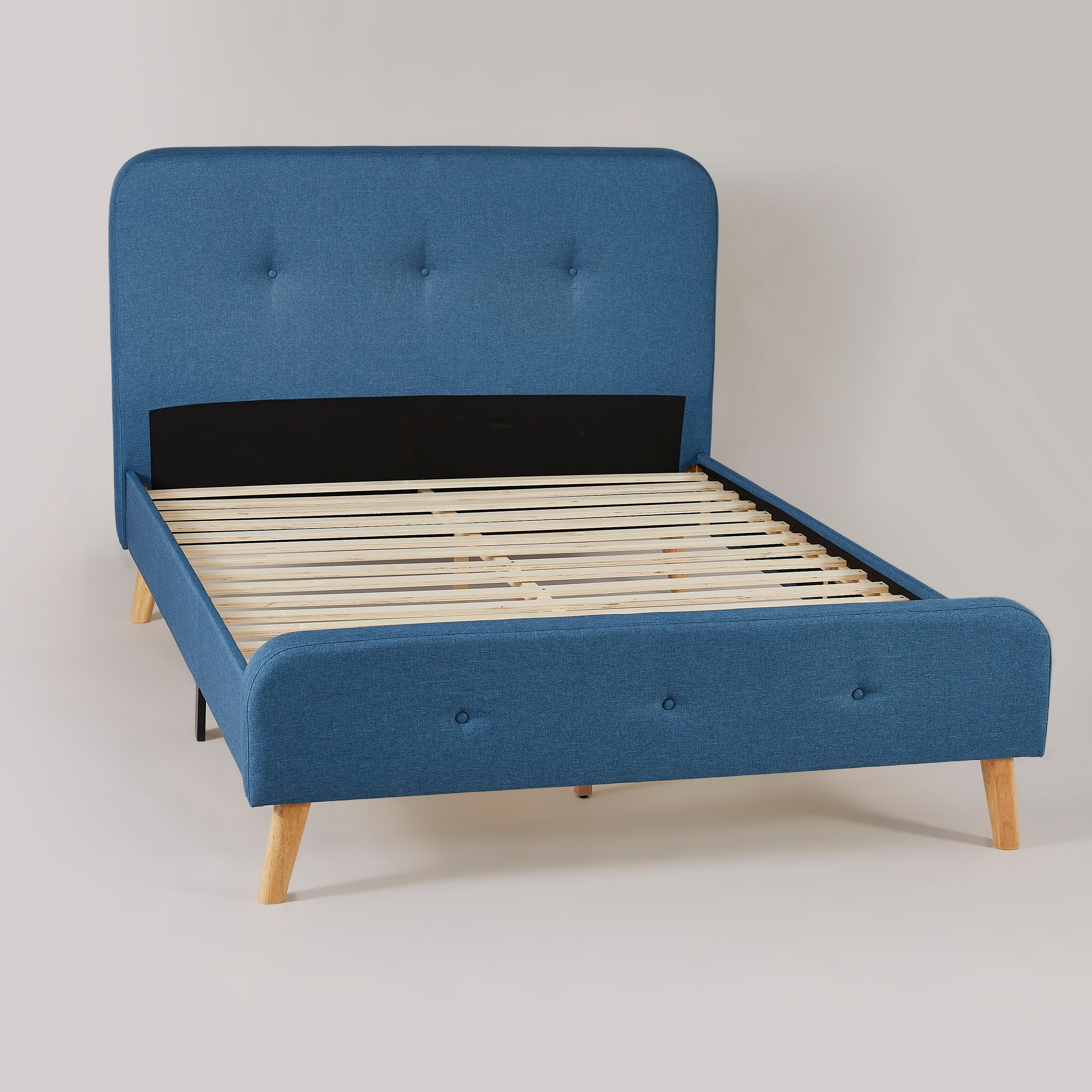 Movo Nordica Upholstered Queen Bed - 150x200 cm-hbxbedroom-bedsandbedsets-beds-queen-image-8