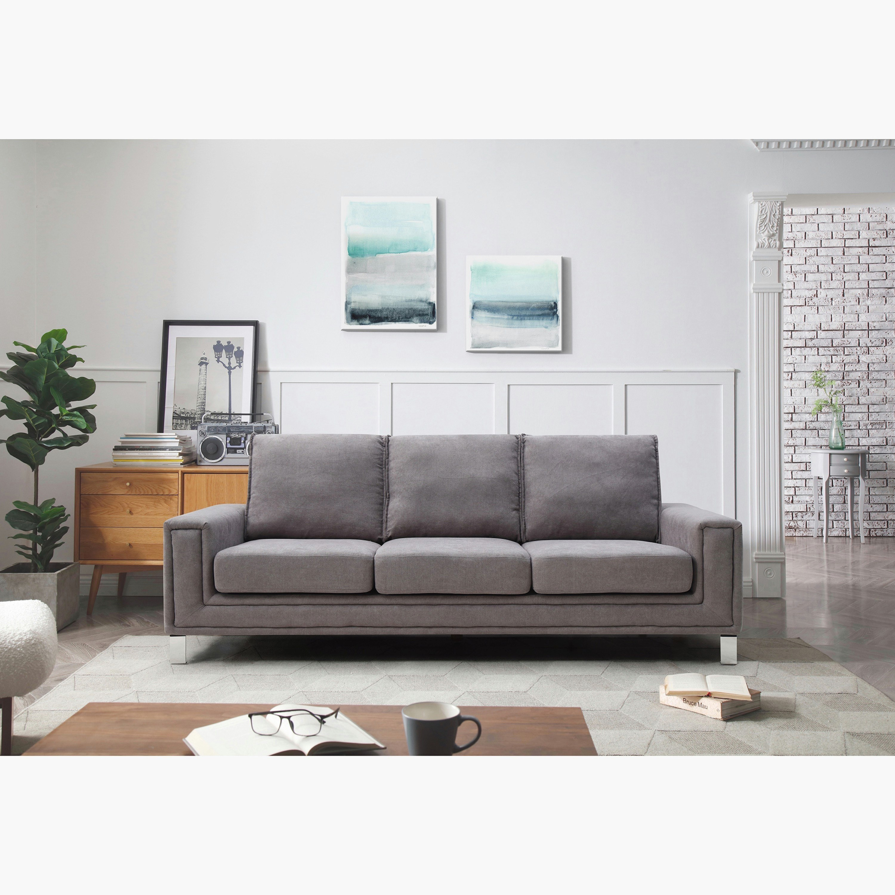 كنبة قماشيّة 3 مقاعد من كاستر-hbxlivingroom-sofasandarmchairs-sofas-image-5