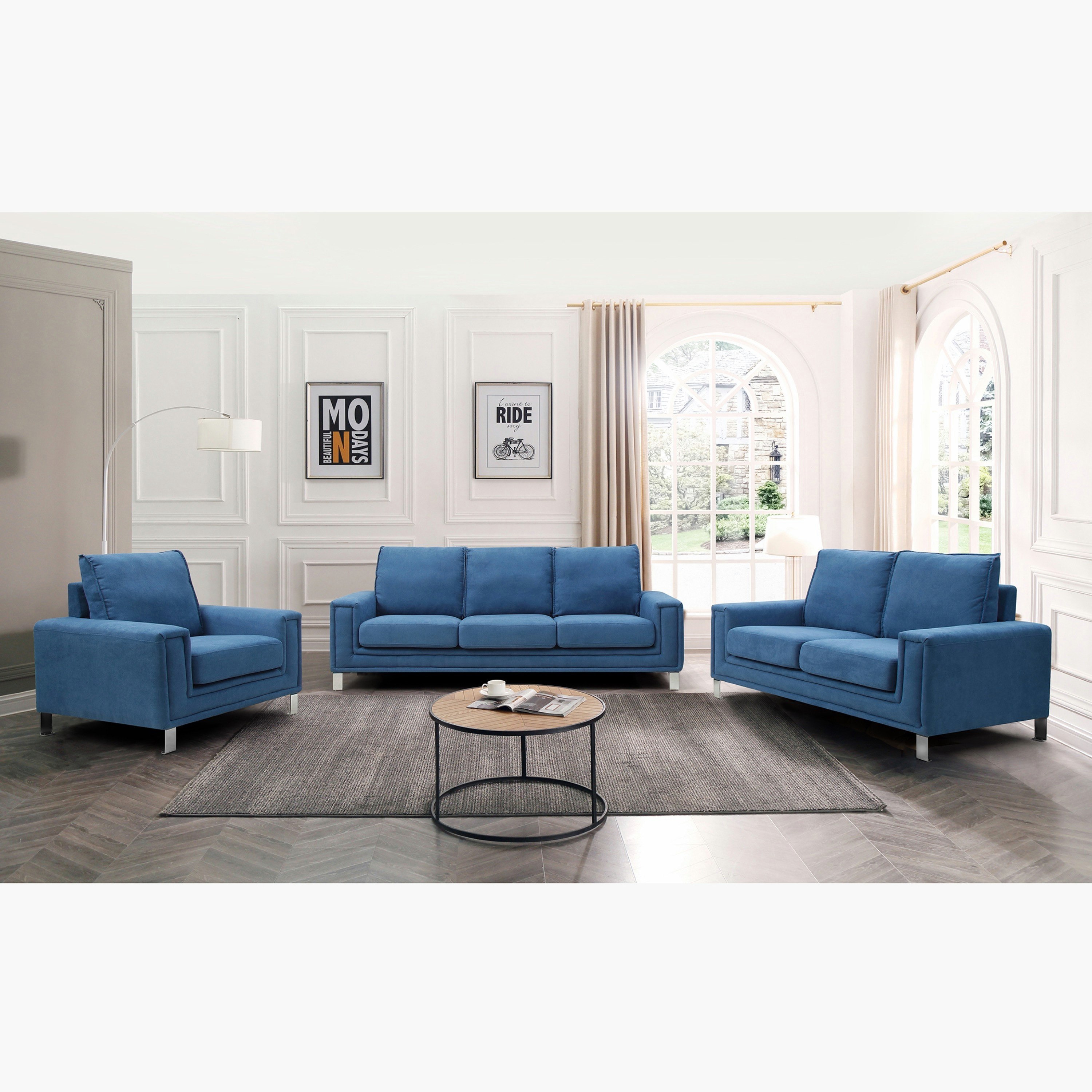 Caster 3-Seater Fabric Sofa-hbxlivingroom-sofasandarmchairs-sofas-image-5