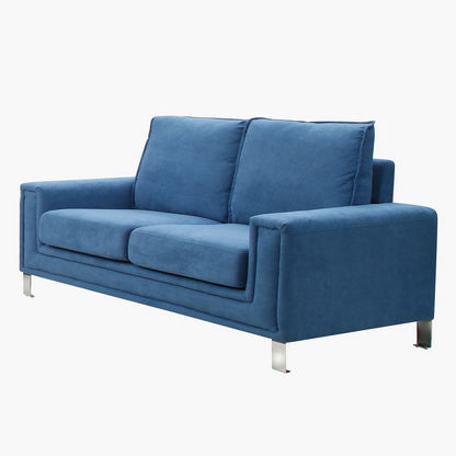 Caster 2-Seater Fabric Sofa