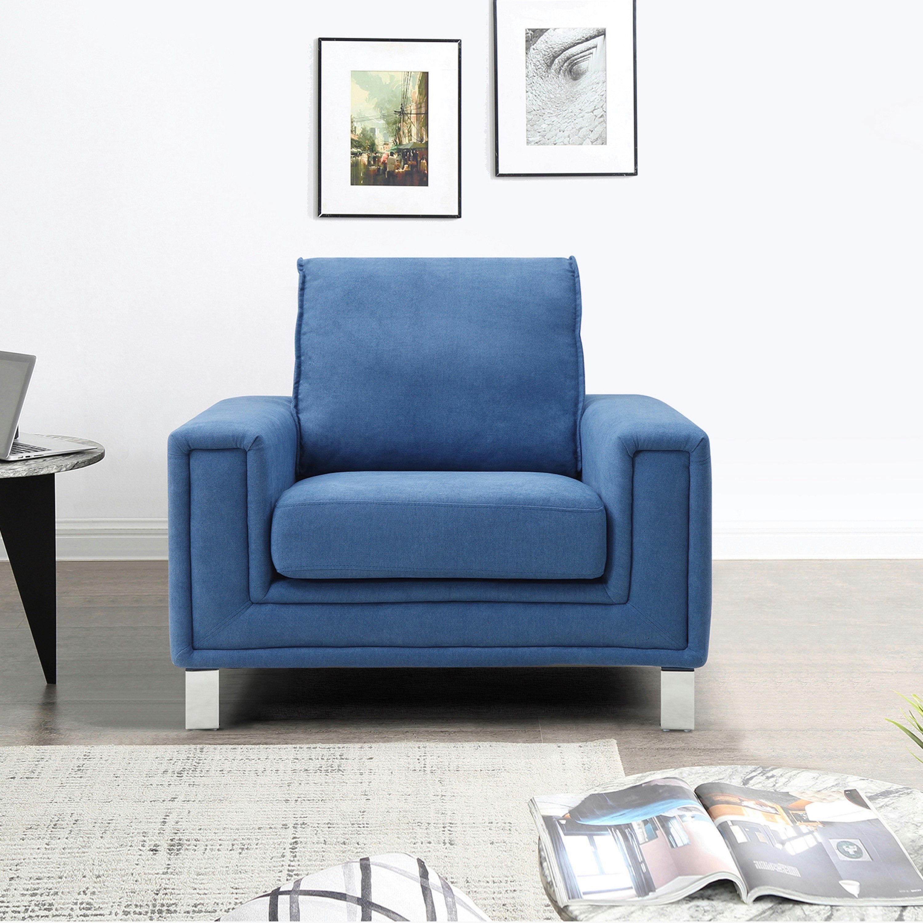 Caster 1-Seater Fabric Sofa-hbxlivingroom-sofasandarmchairs-sofas-image-1