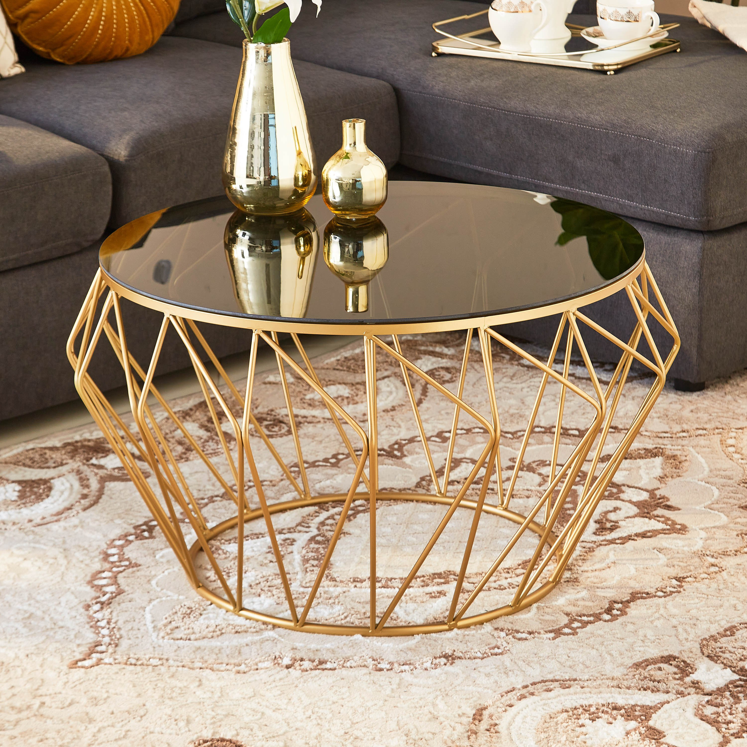 webster round end table