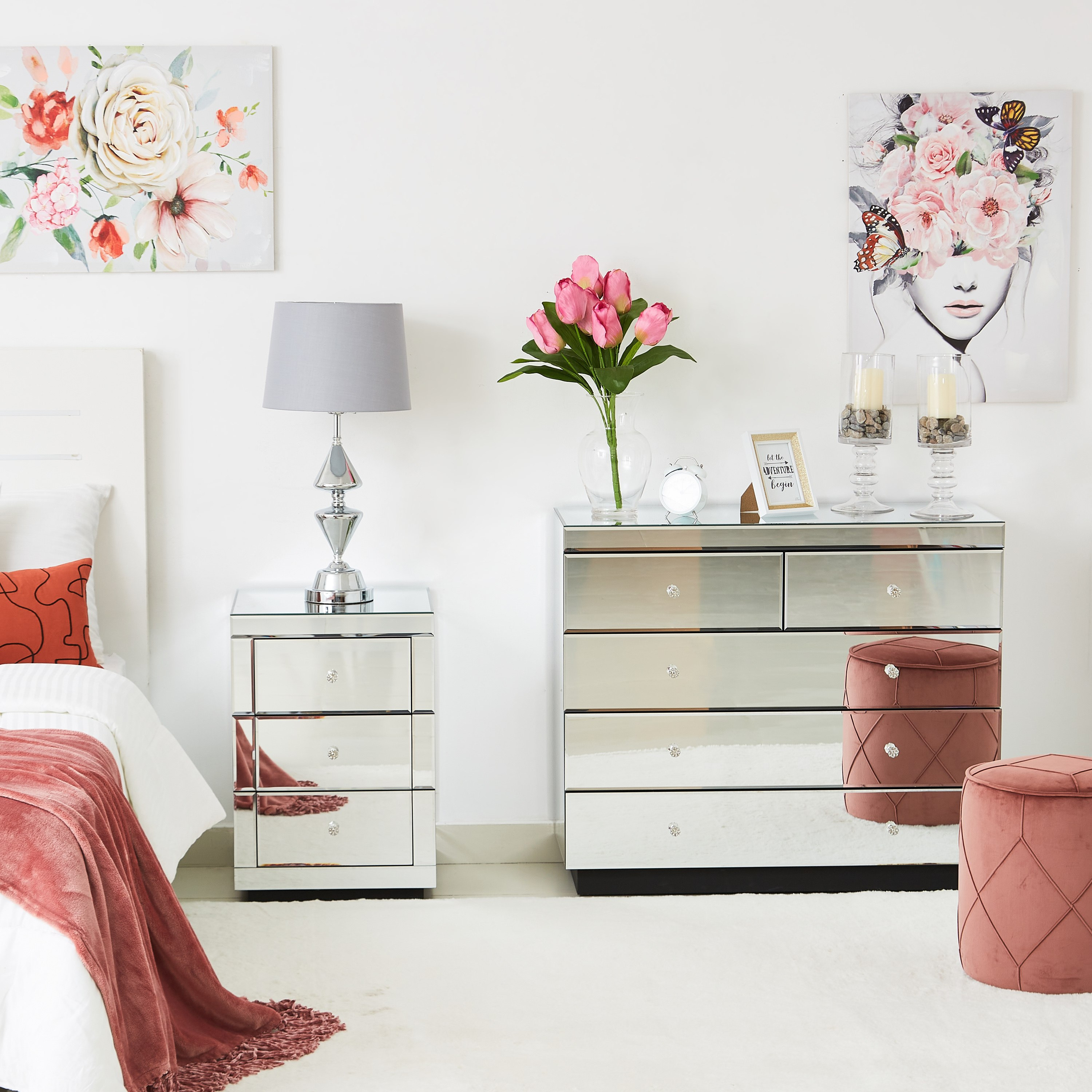 وحدة تخزين 5 أدراج بسطح مرآة - تايلور إيفا من موڤو-hbxfurniture-dressersandchests-chestofdrawers-image-6