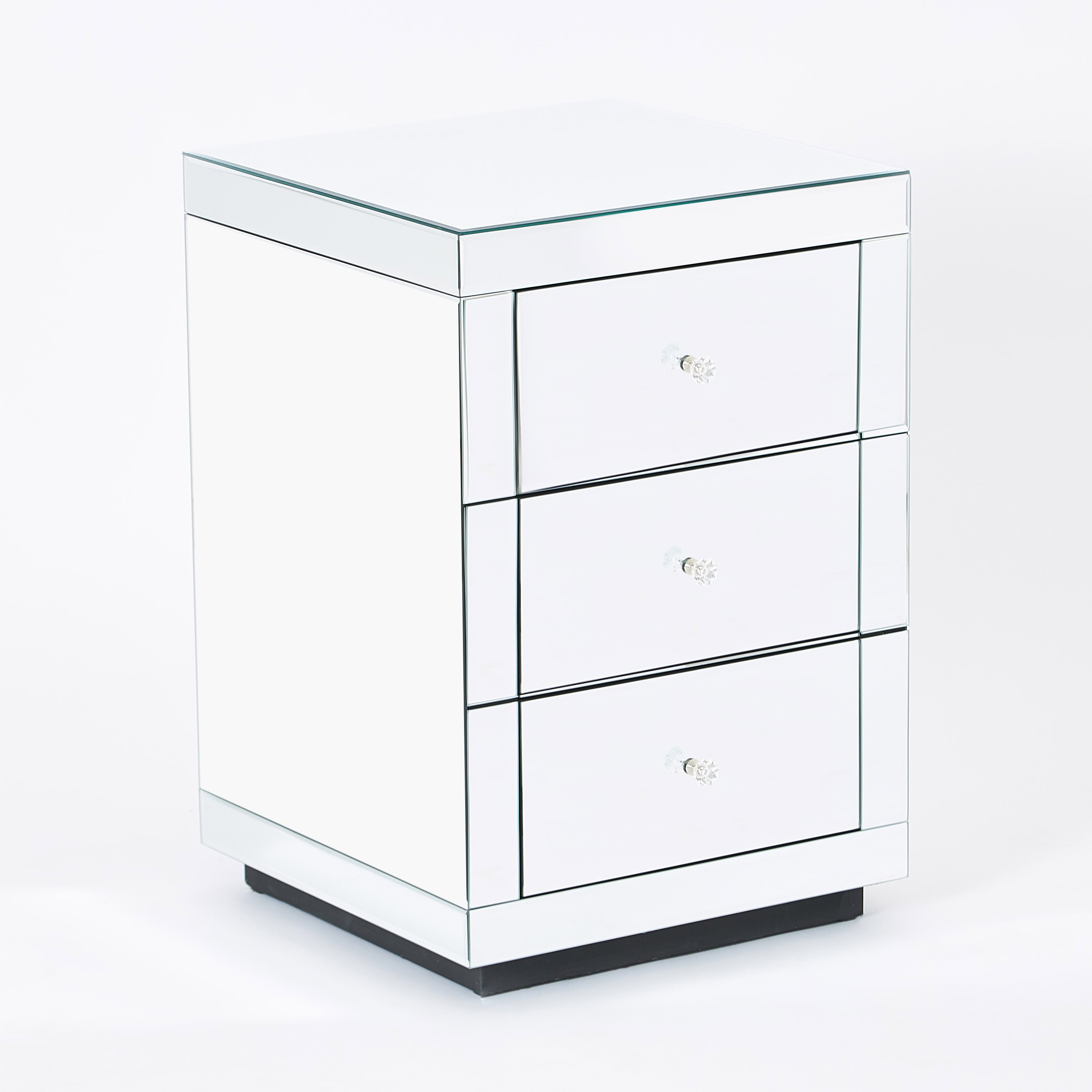 Movo Taylor Eva Mirrored 3-Drawer Nightstand-hbxfurniture-bedroom-nightstands-image-7