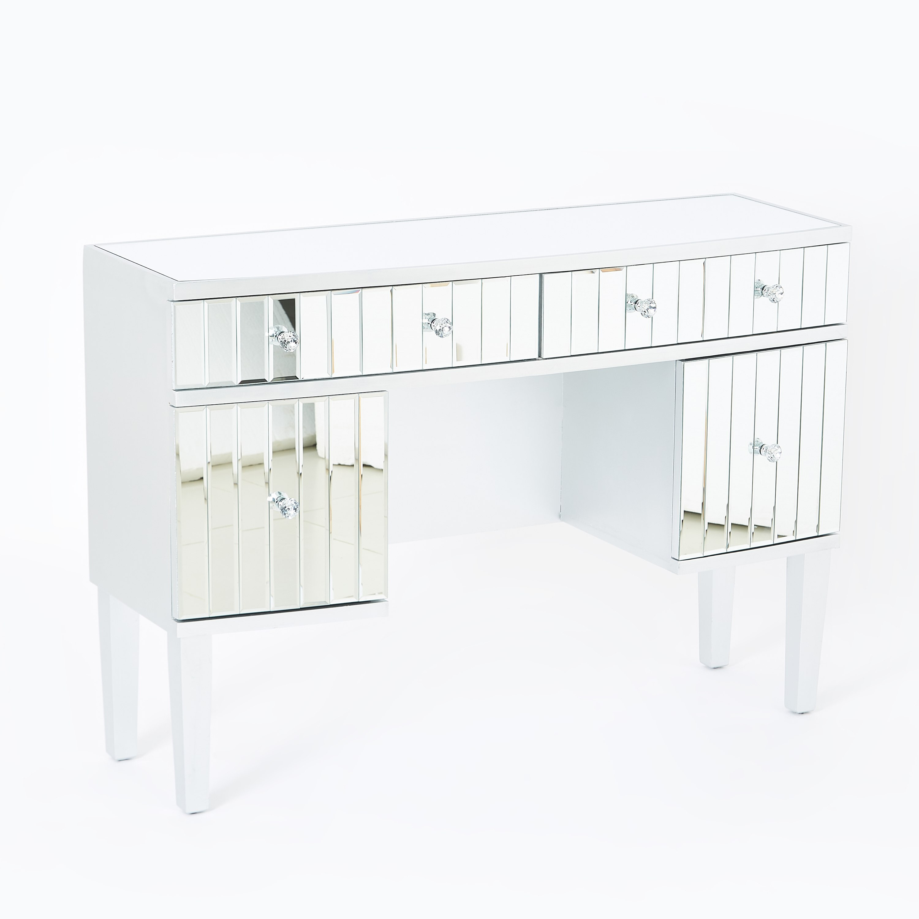 طاولة تزيين كبيرة بسطح مرآة ودرجين دون مرآة - تايلور سارة من موڤو-hbxfurniture-bedroom-dressersandmirrors-image-7