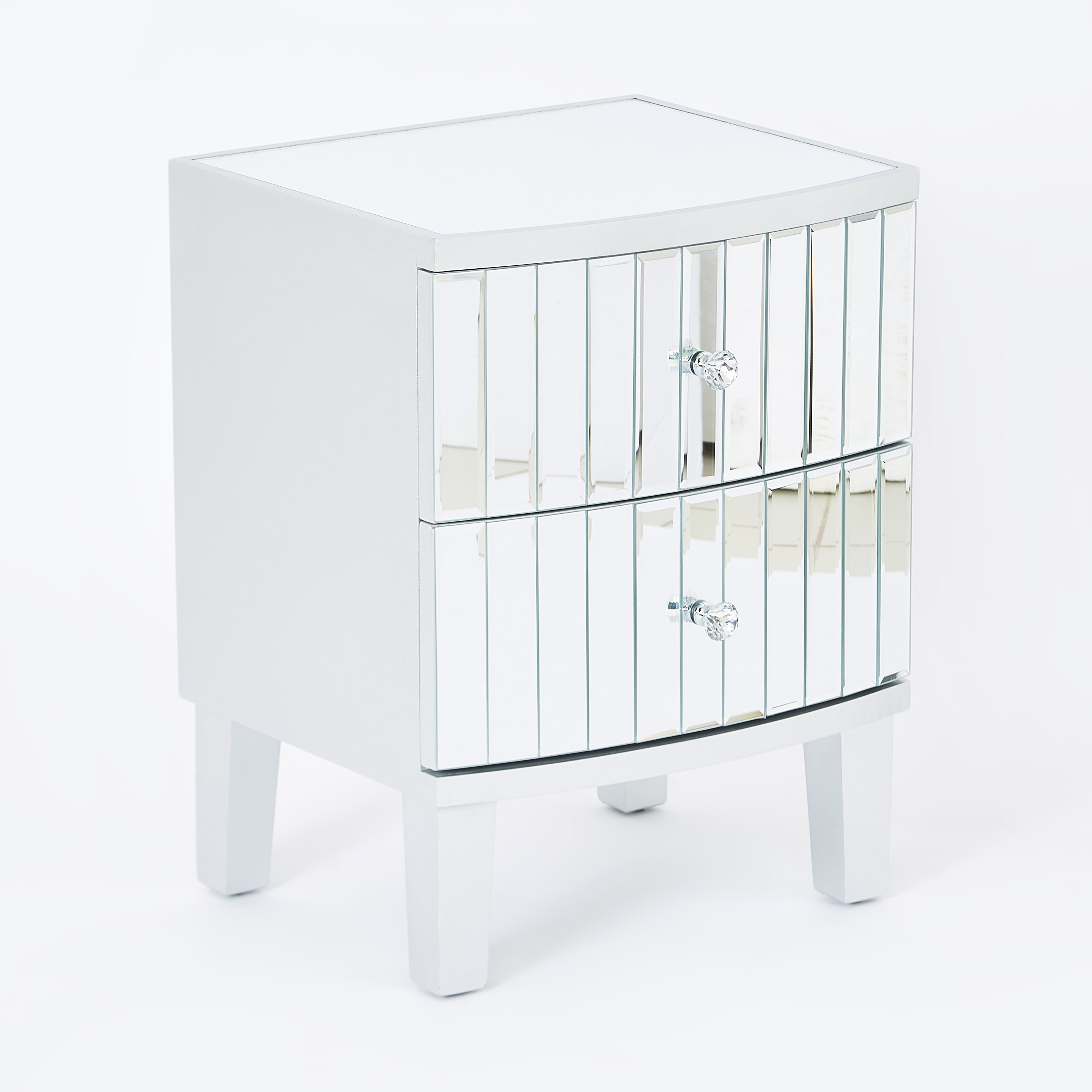 طاولة سرير جانبية بسطح مرآة ودرجين - تايلور سارة من موڤو-hbxfurniture-bedroom-nightstands-image-7