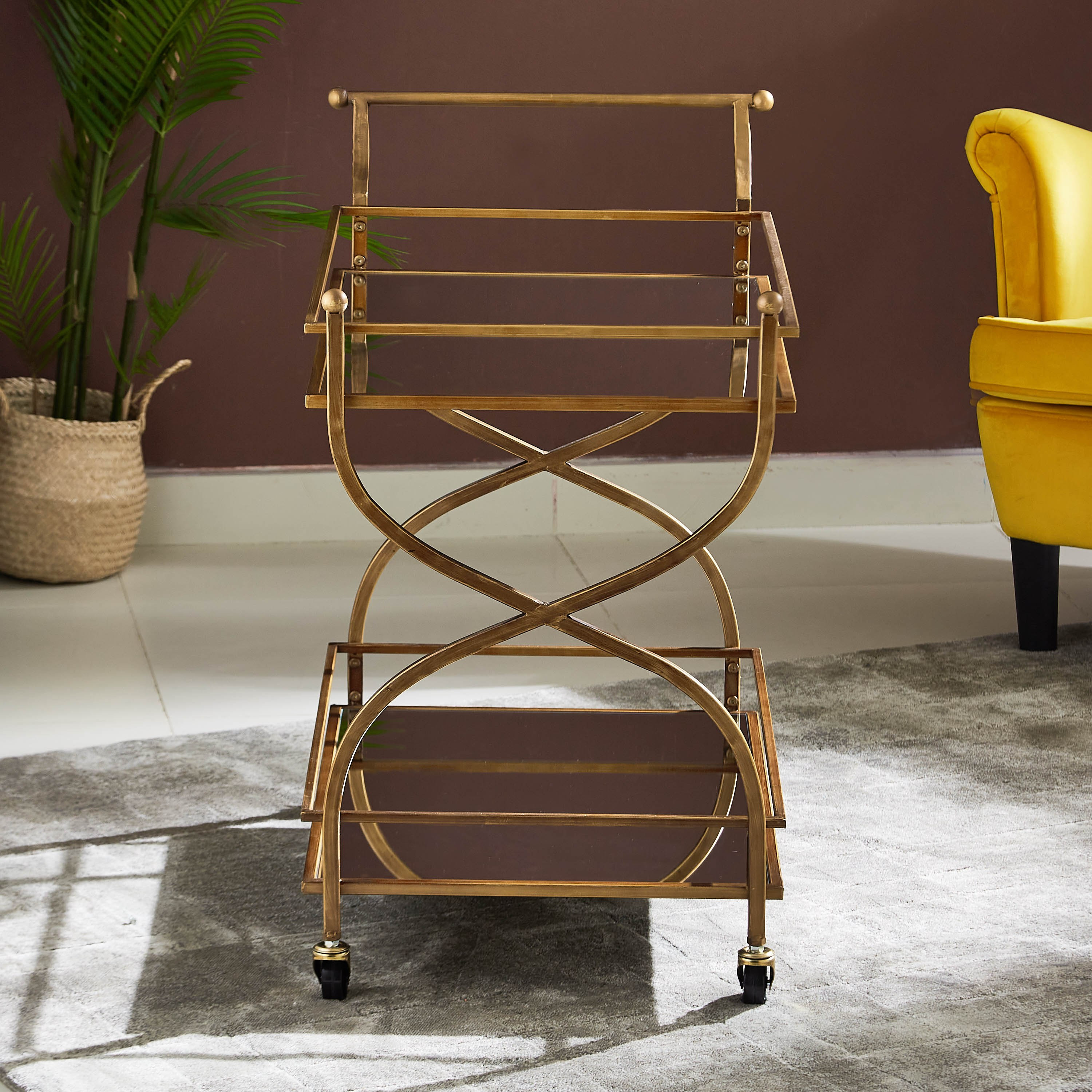 عربة تقديم بطابقين من جريفين-hbxlivingroom-tablesandstands-servingtrolleys-image-2