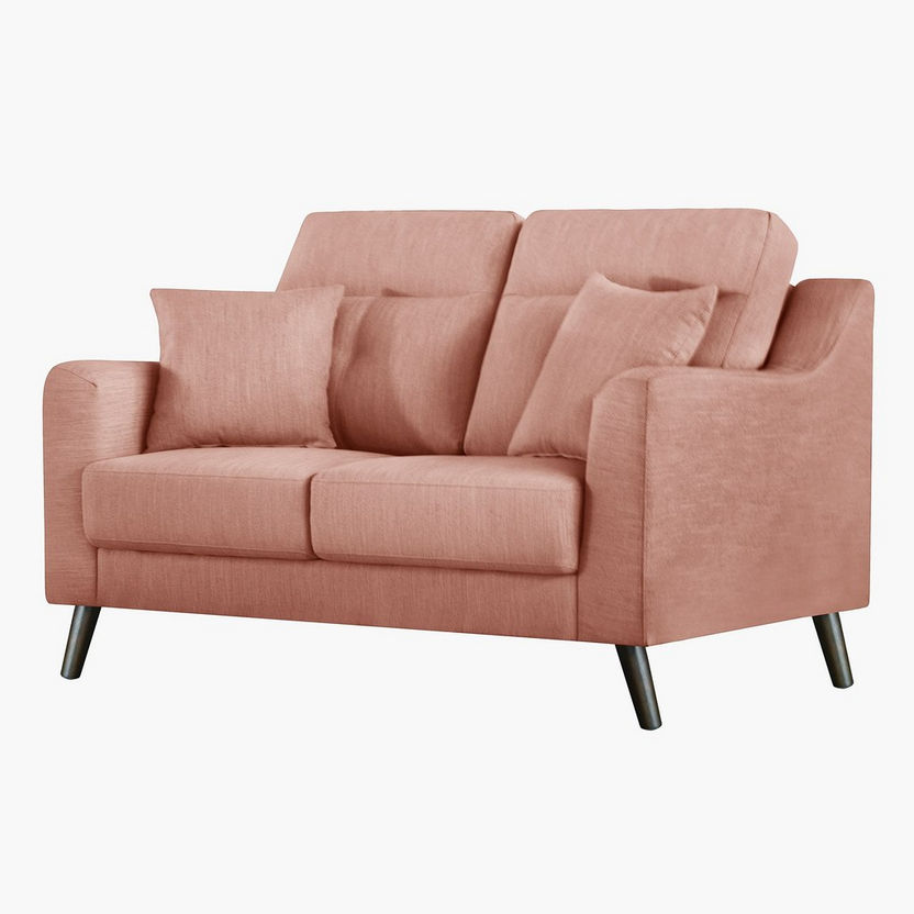 Barista 2-Seater Fabric Sofa with 2 Cushions-Sofas-image-1