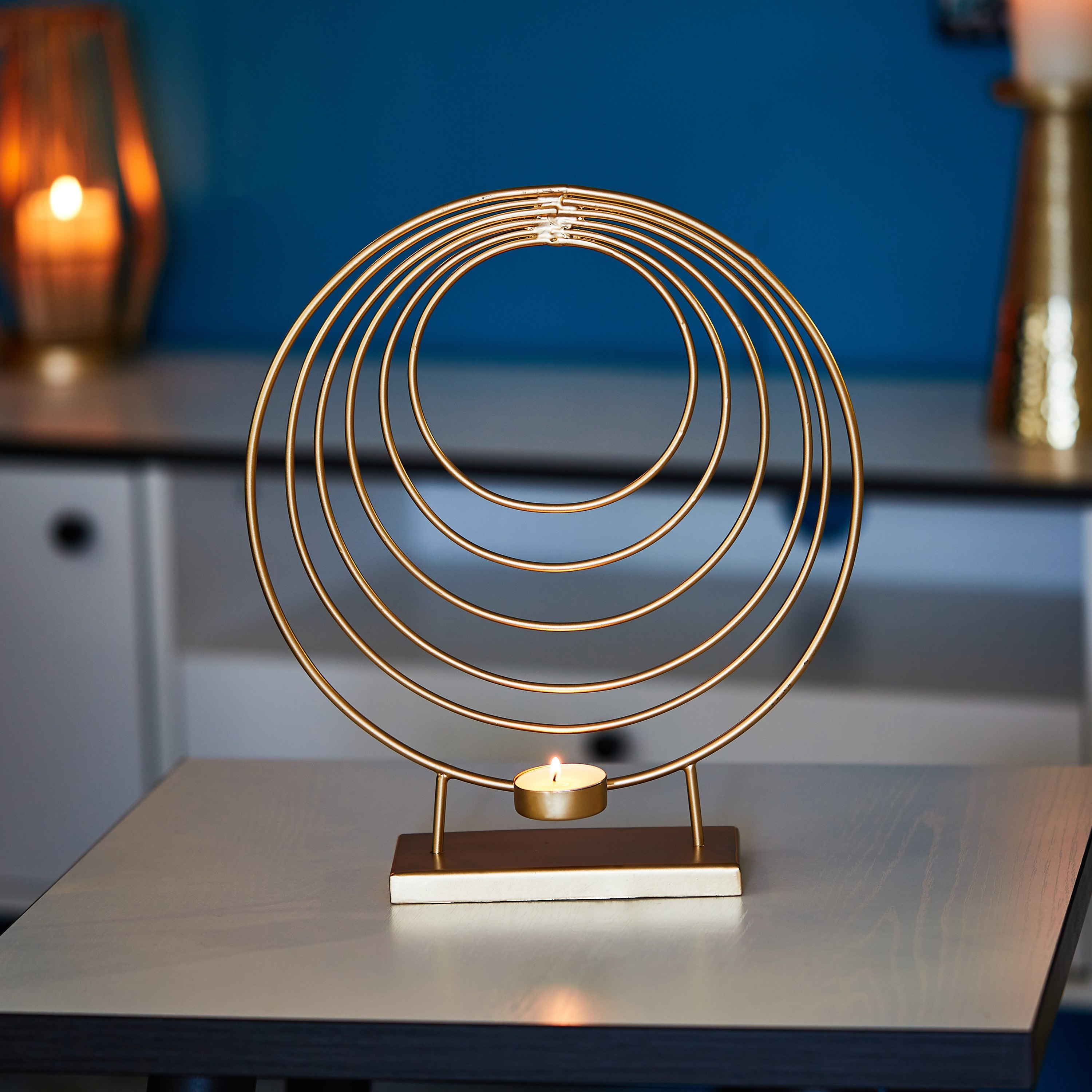 حامل شموع صغيرة سلك معدني من إنايا - 30 سم-hbxlivingroom-decorandaccessories-candleholders-image-2