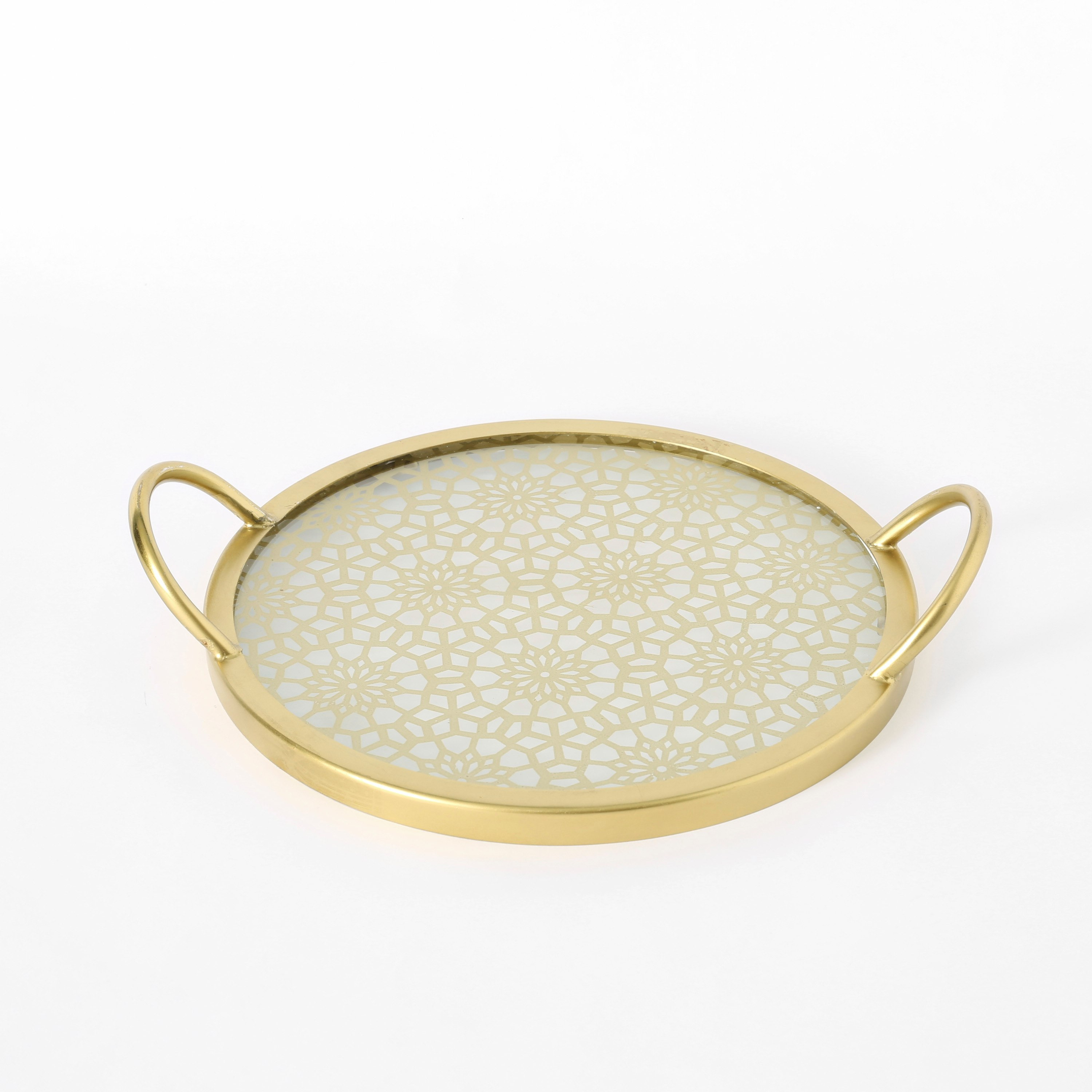 Mashrabiya Inaya Metal Round Tray-hbxhomeware-hbxdecorandfurnishings-image-4
