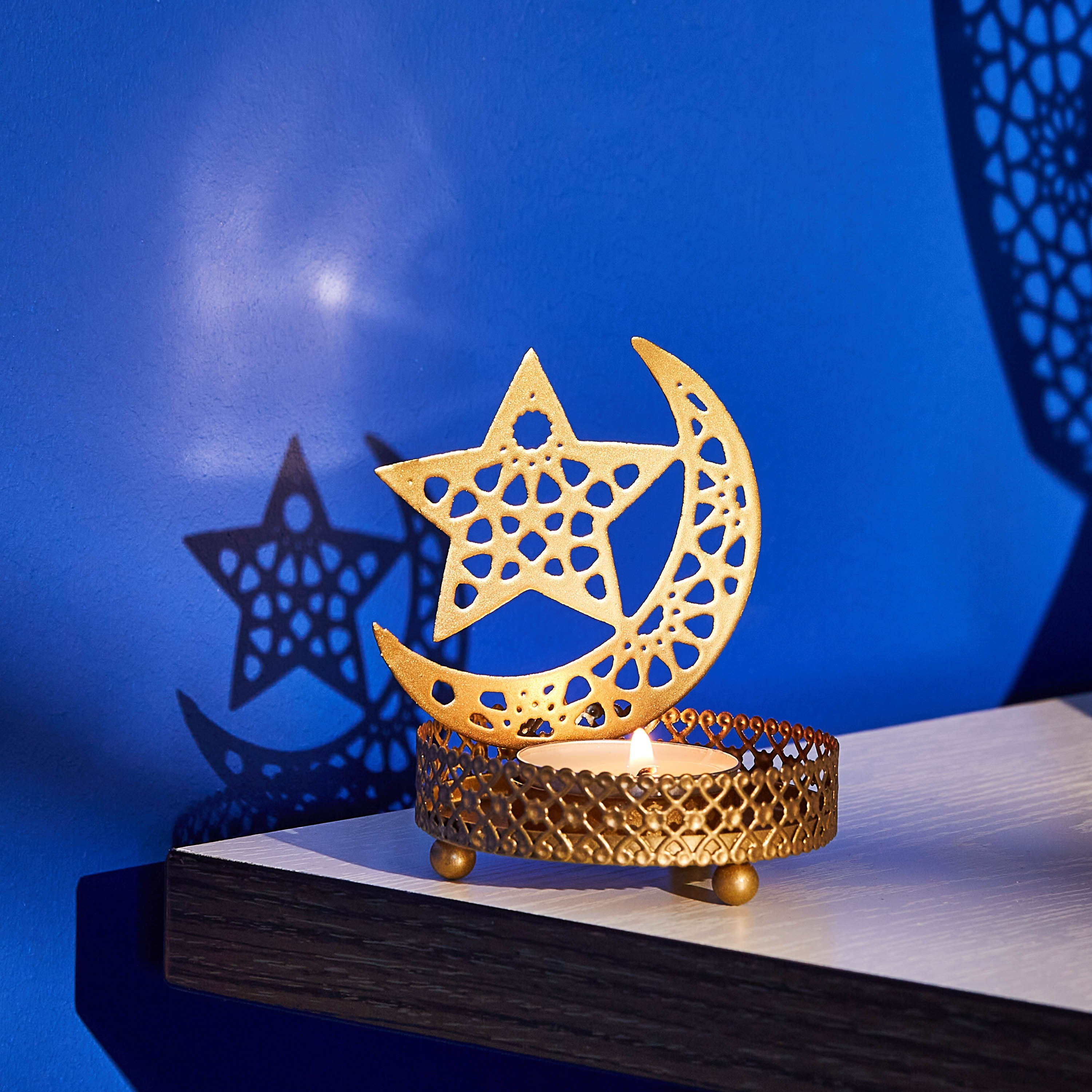 حامل شموع صغيرة معدني تشاند سيتارا من مشربية كاي-hbxlivingroom-decorandaccessories-candleholders-image-2