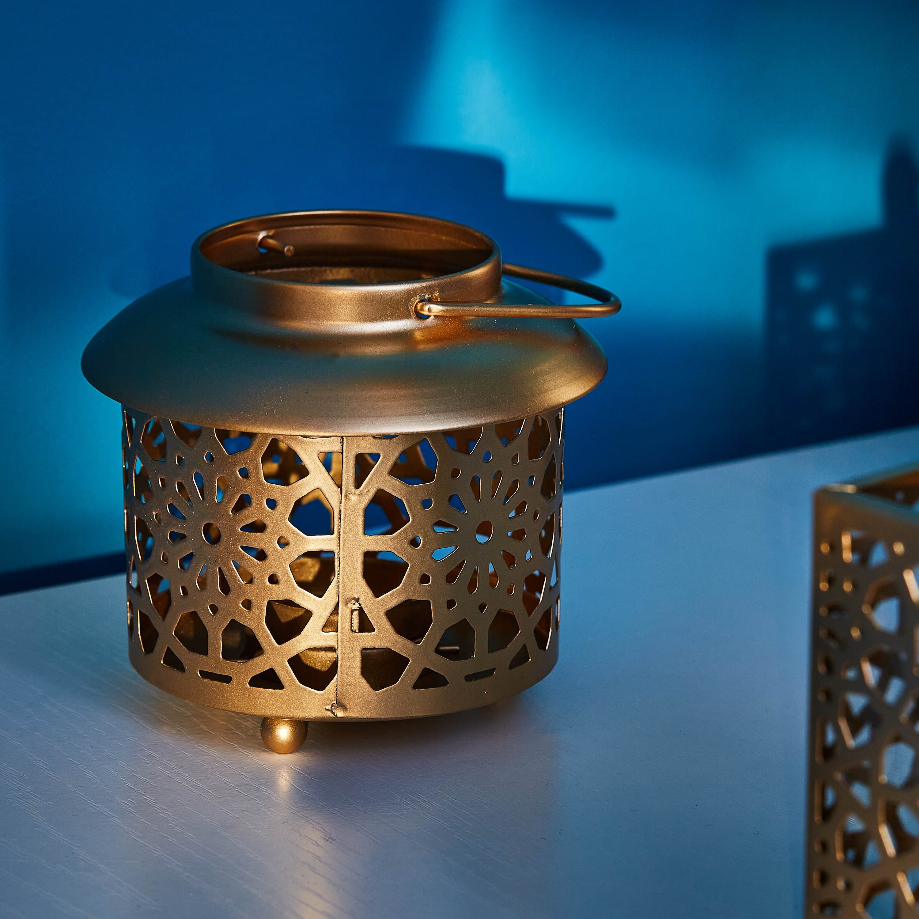 حامل شموع مستدير معدني مشربية من كاي-hbxlivingroom-decorandaccessories-candleholders-image-3