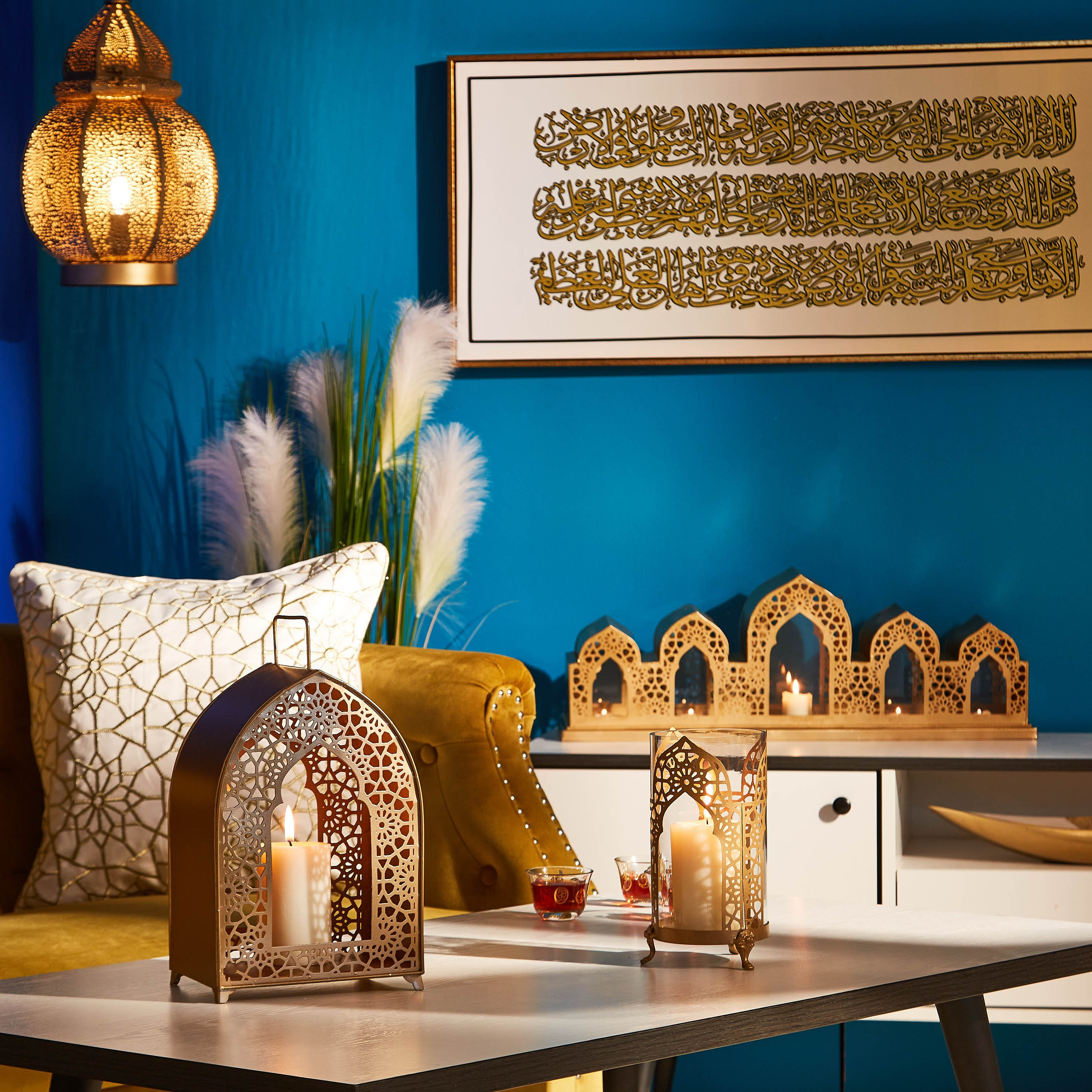 حامل شموع هوريكان معدني بثلاثة جوانب من مشربية كاي-hbxlivingroom-decorandaccessories-candleholders-image-4