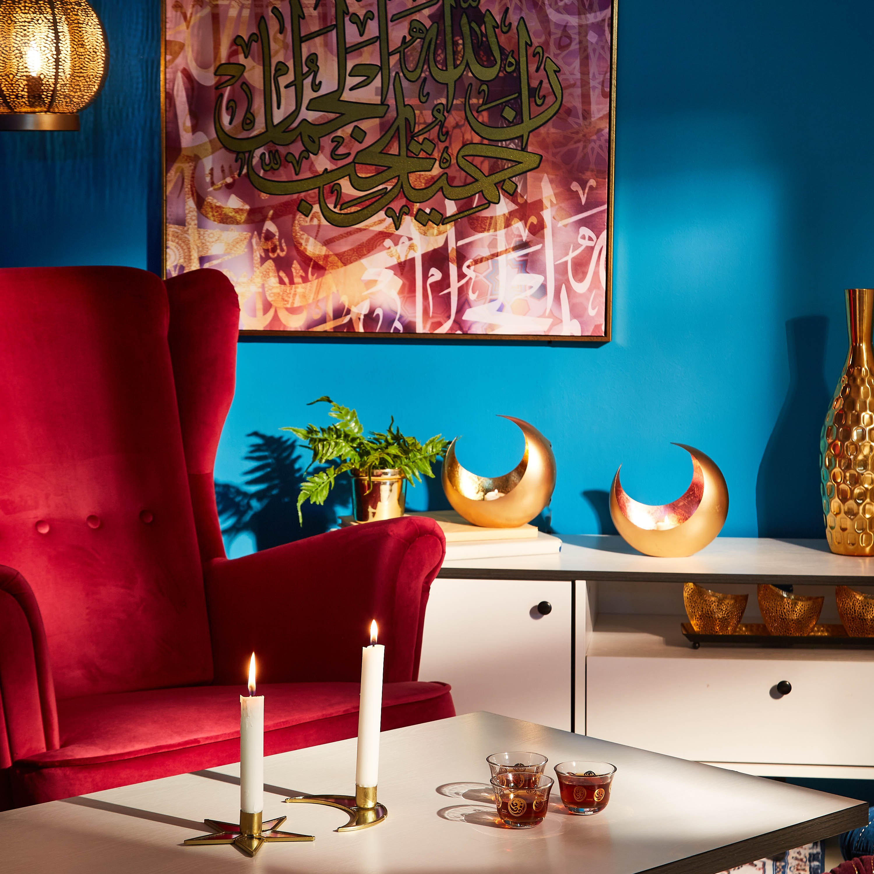 حامل شموع فوتييف معدني شاند سيتارا من كاي - طقم من قطعتين-hbxlivingroom-decorandaccessories-candleholders-image-4