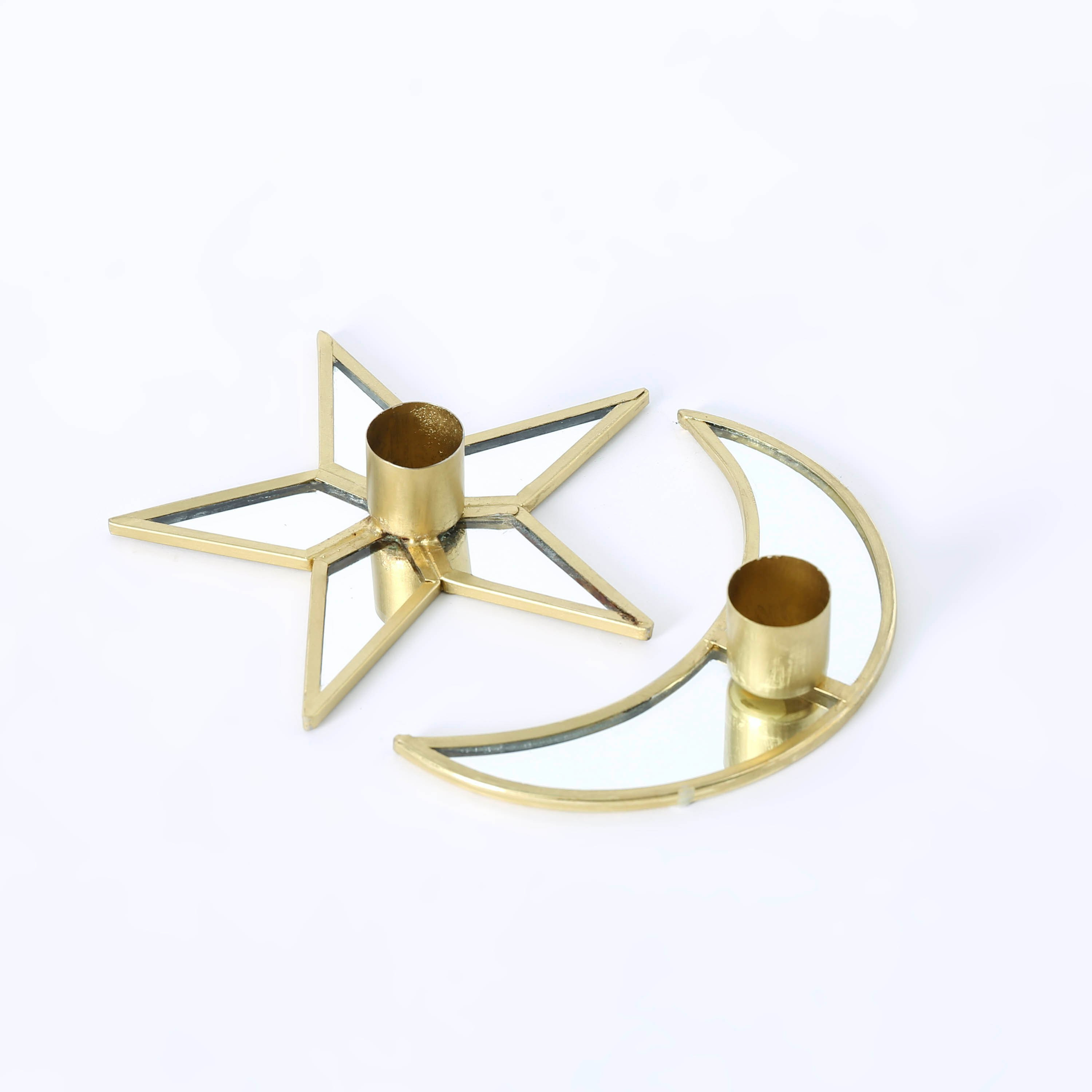 حامل شموع فوتييف معدني شاند سيتارا من كاي - طقم من قطعتين-hbxlivingroom-decorandaccessories-candleholders-image-5