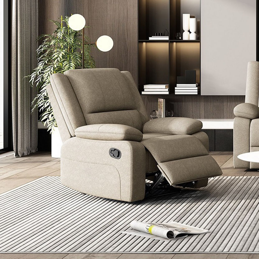 Lancer 1-Seater Fabric Recliner-Armchairs-image-0