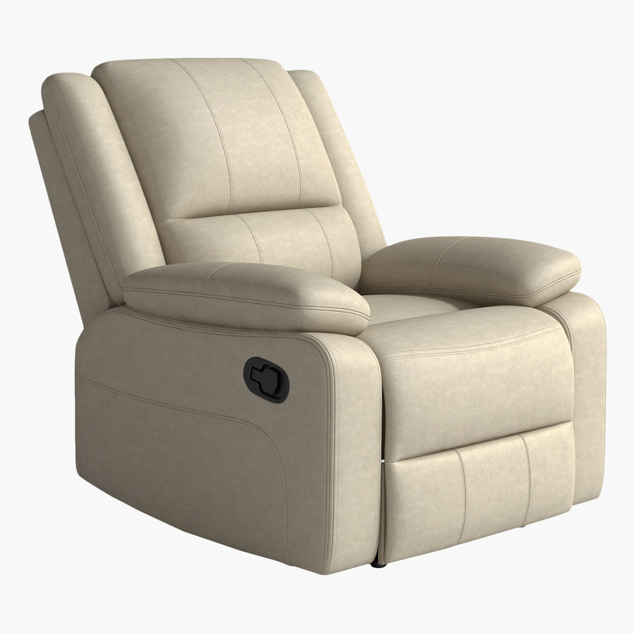 كنبة مقعد واحد قماش شبيه بالجلد قابلة للضبط من لانسر-hbxfurniture-livingroom-sofasandsofasets-image-3