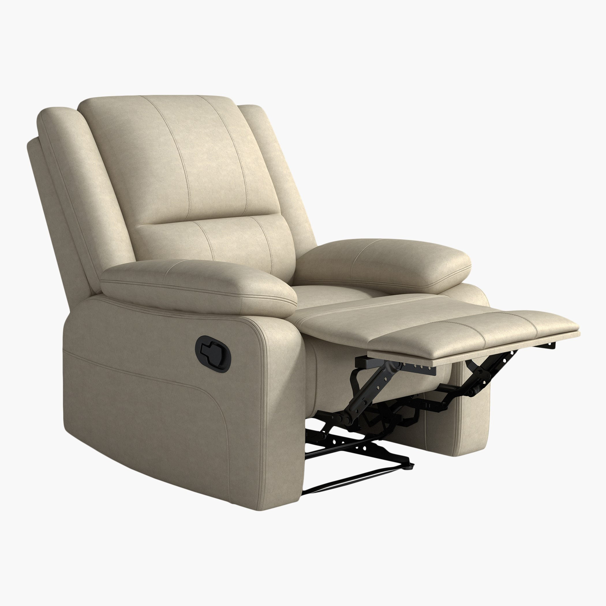 كنبة مقعد واحد قماش شبيه بالجلد قابلة للضبط من لانسر-hbxfurniture-livingroom-sofasandsofasets-image-4
