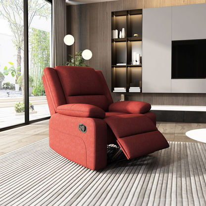 Soho 1-Seater Fabric Recliner with Rocking Function