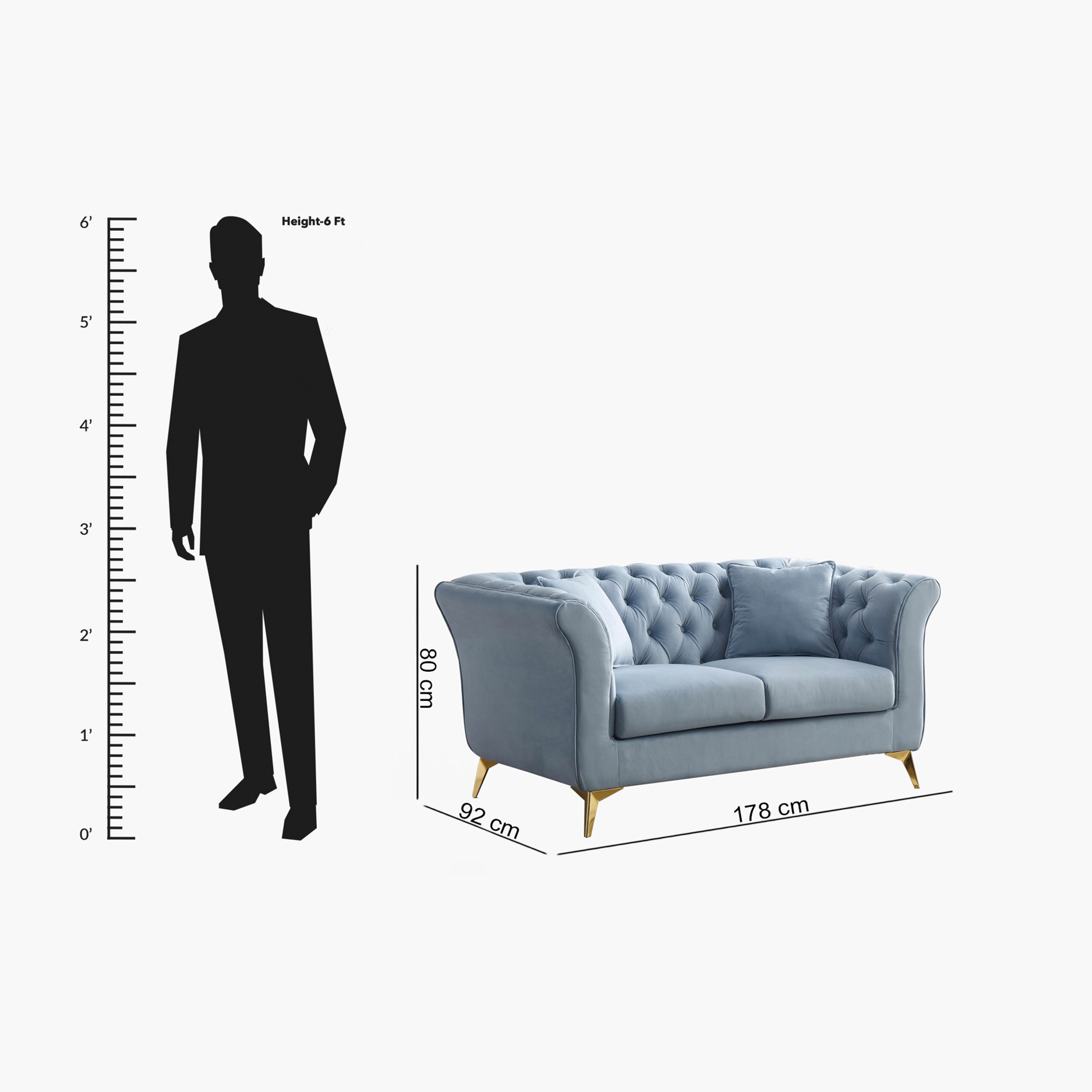 كنبة مخمليّة مقعدين مع وسادتين من أورو-hbxlivingroom-sofasandarmchairs-sofas-image-12