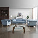 Oro 1-Seater Velvet Sofa with Cushion-Armchairs-thumbnailMobile-7