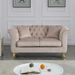 Oro 2-Seater Velvet Sofa with 2 Cushions-Sofas-thumbnail-0