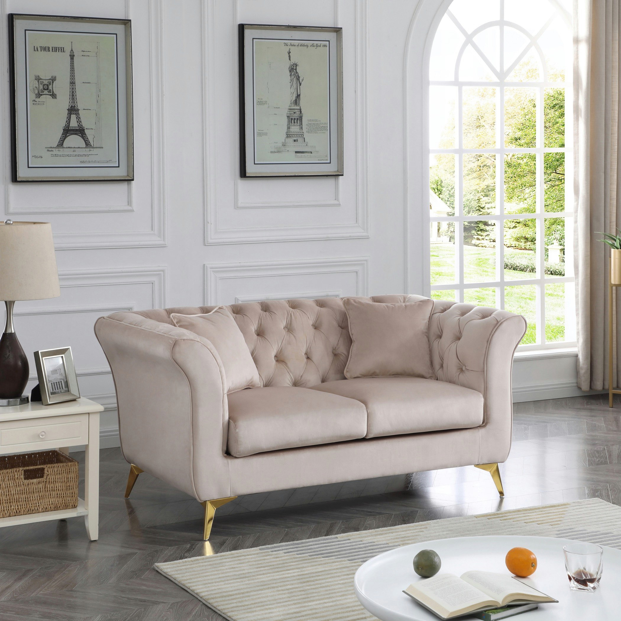 كنبة مخمليّة مقعدين مع وسادتين من أورو-hbxlivingroom-sofasandarmchairs-sofas-image-2