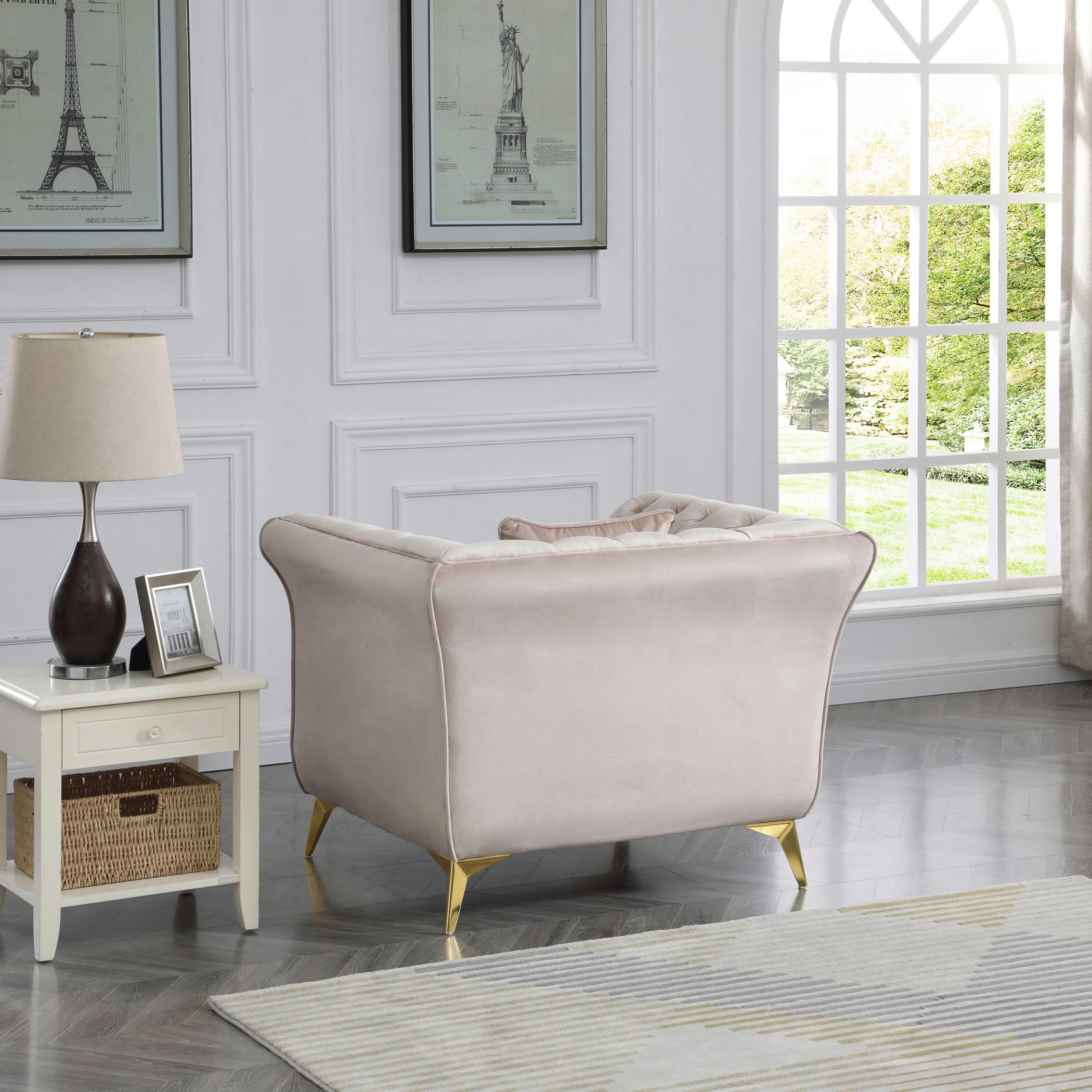 كنبة مخمليّة مقعد واحد مع وسادة من أورو-hbxlivingroom-sofasandarmchairs-sofas-image-4