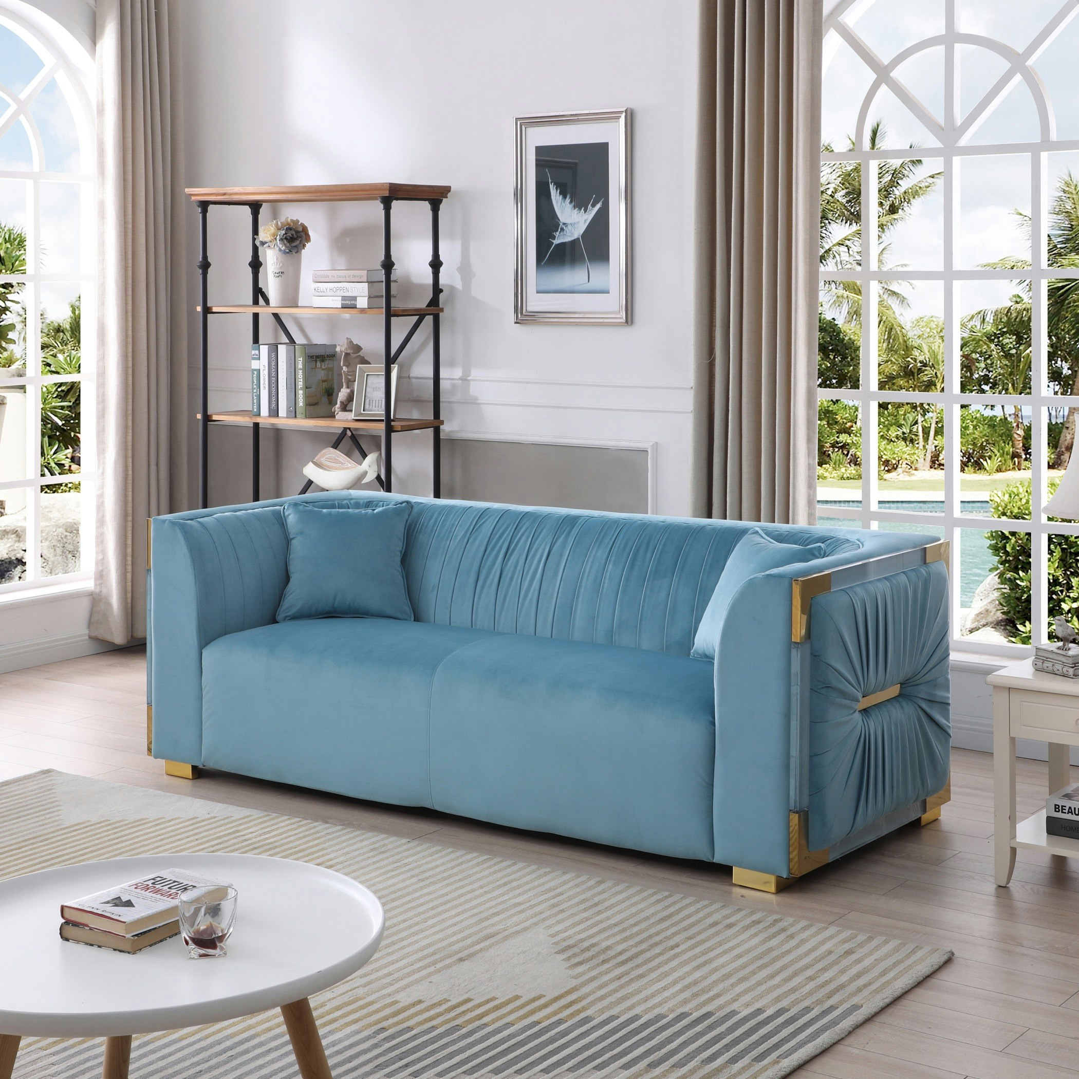 كنبة مخمليّة 3 مقاعد مع وسادتين من أناليسا-hbxlivingroom-sofasandarmchairs-sofas-image-2