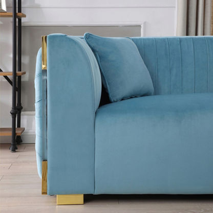 Annalisa 3-Seater Velvet Sofa with 2-Cushions-Sofas-image-5