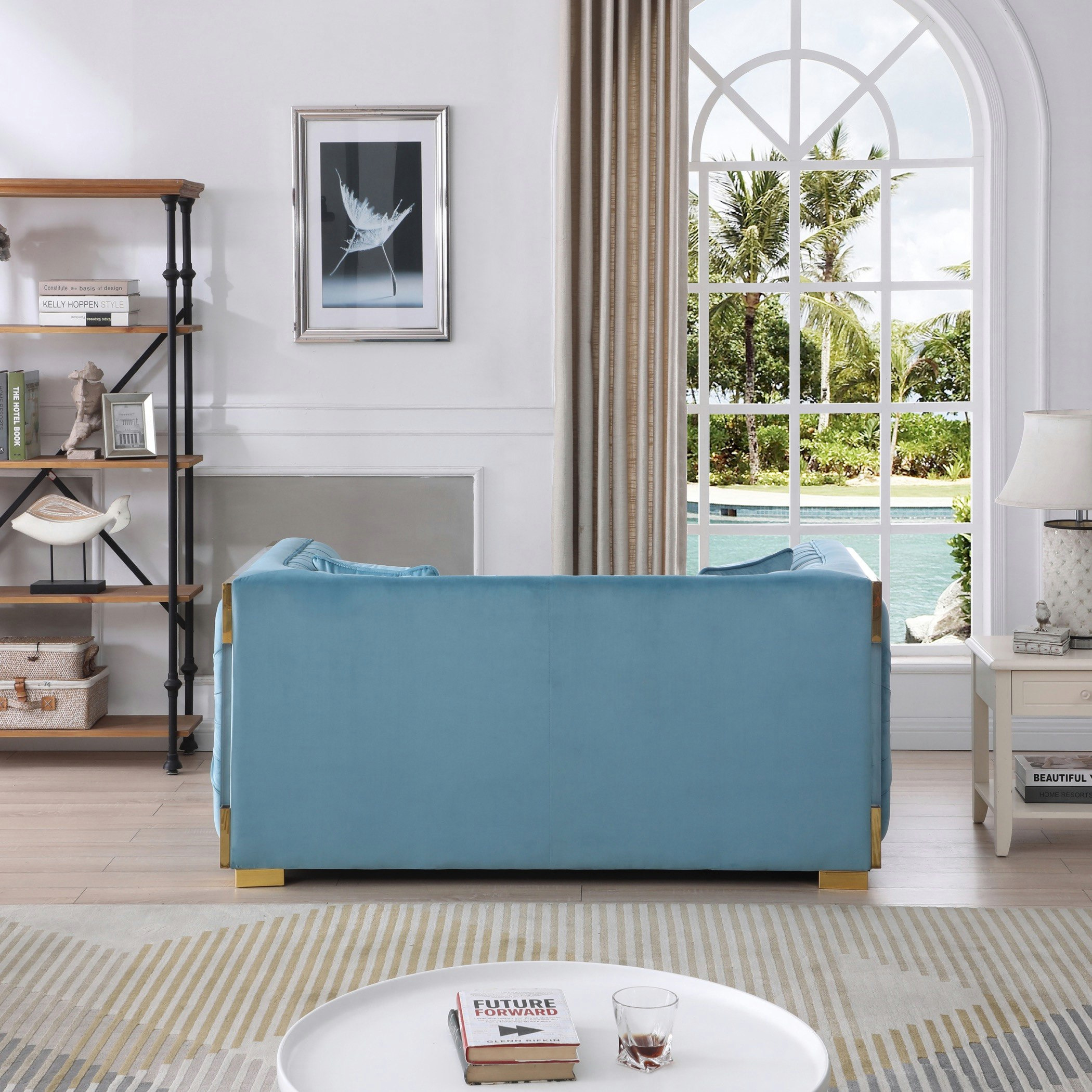 كنبة مخمليّة مقعدين مع وسادتين من أناليسا-hbxlivingroom-sofasandarmchairs-sofas-image-3