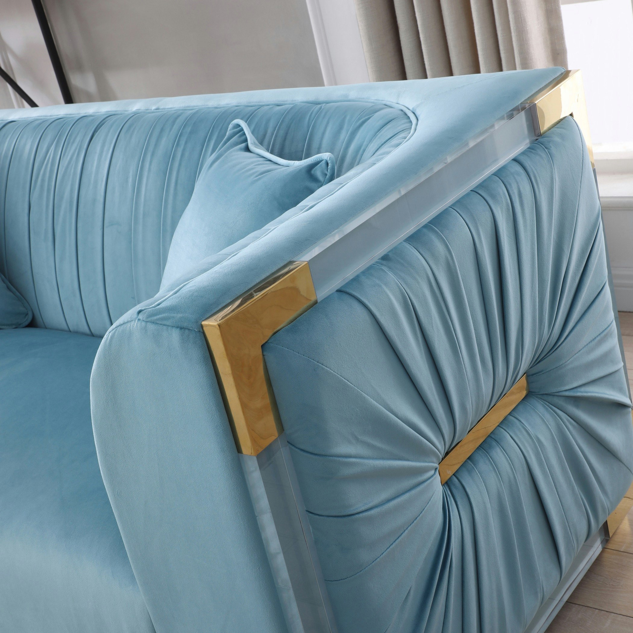 كنبة مخمليّة مقعدين مع وسادتين من أناليسا-hbxlivingroom-sofasandarmchairs-sofas-image-9