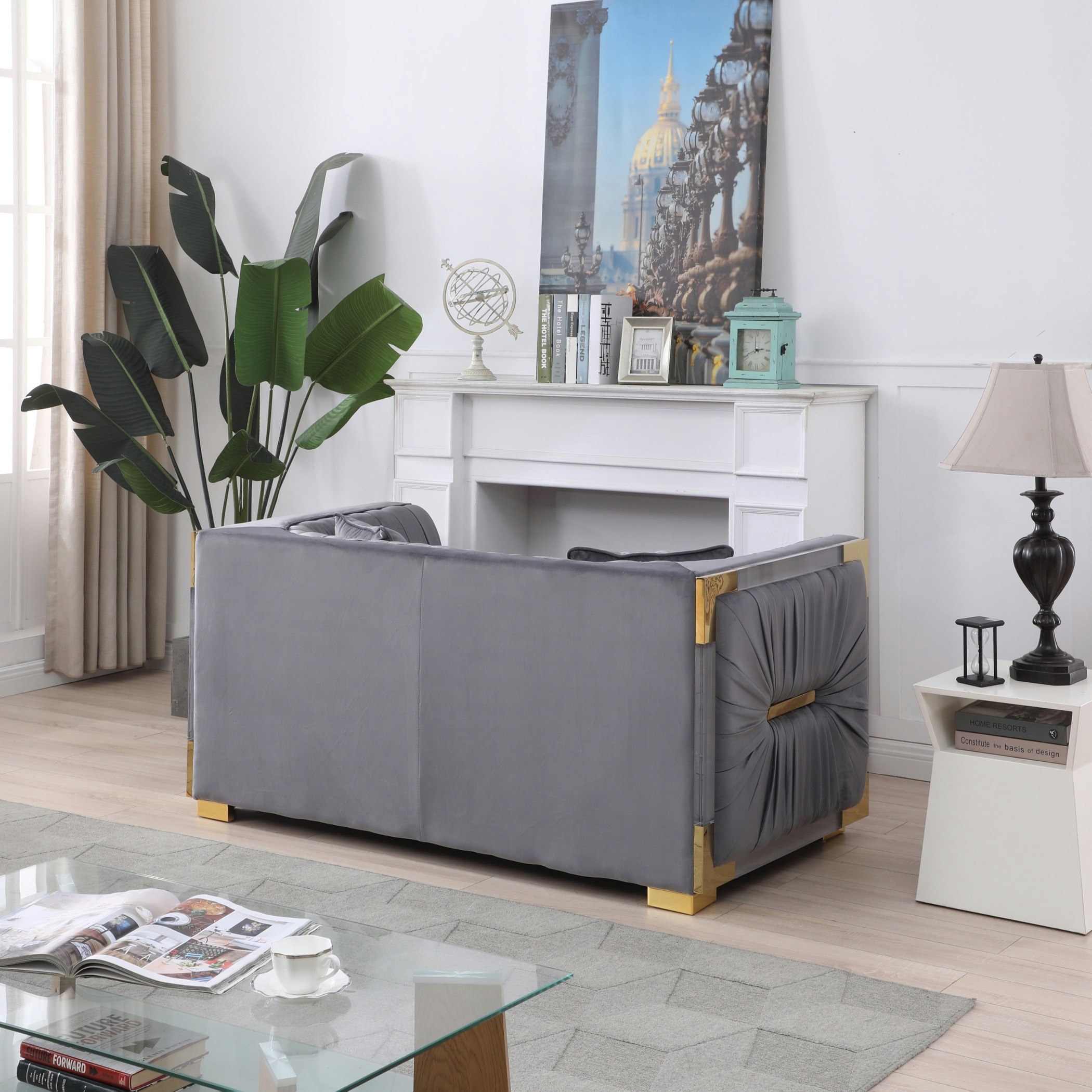 كنبة مخمليّة مقعدين مع وسادتين من أناليسا-hbxlivingroom-sofasandarmchairs-sofas-image-3