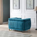 Callista 1-Seater Velvet Sofa with Cushion-Armchairs-thumbnailMobile-2