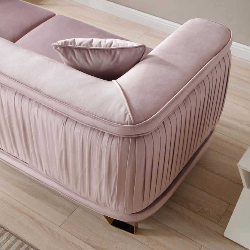 Callista 3-Seater Velvet Sofa with 2-Cushions-Sofas-image-5