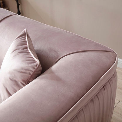 Callista 3-Seater Velvet Sofa with 2-Cushions