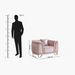 Callista 1-Seater Velvet Sofa with Cushion-Armchairs-thumbnailMobile-6
