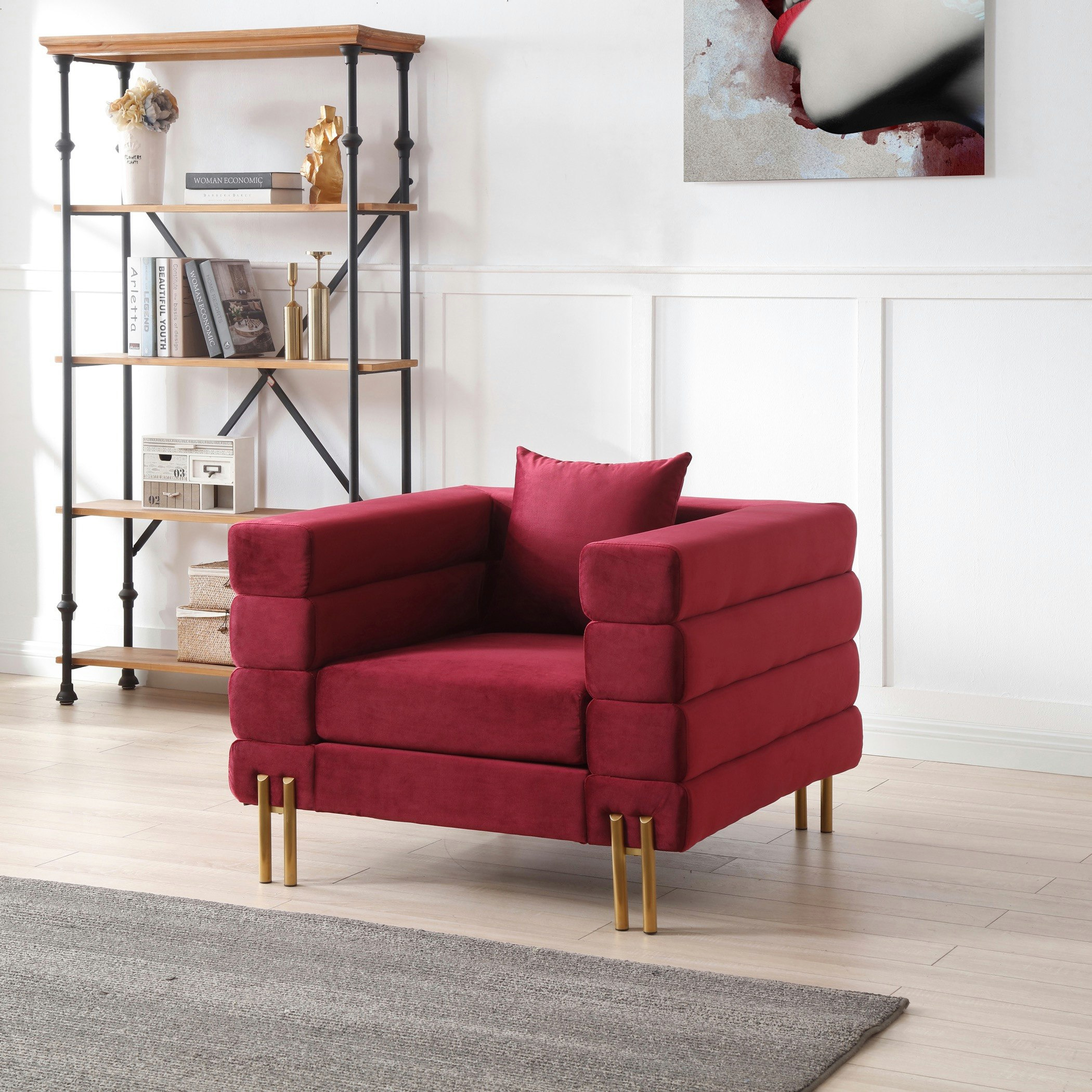 كنبة مخملية مقعد واحد مع وسادة من جوديث-hbxlivingroom-sofasandarmchairs-sofas-image-2