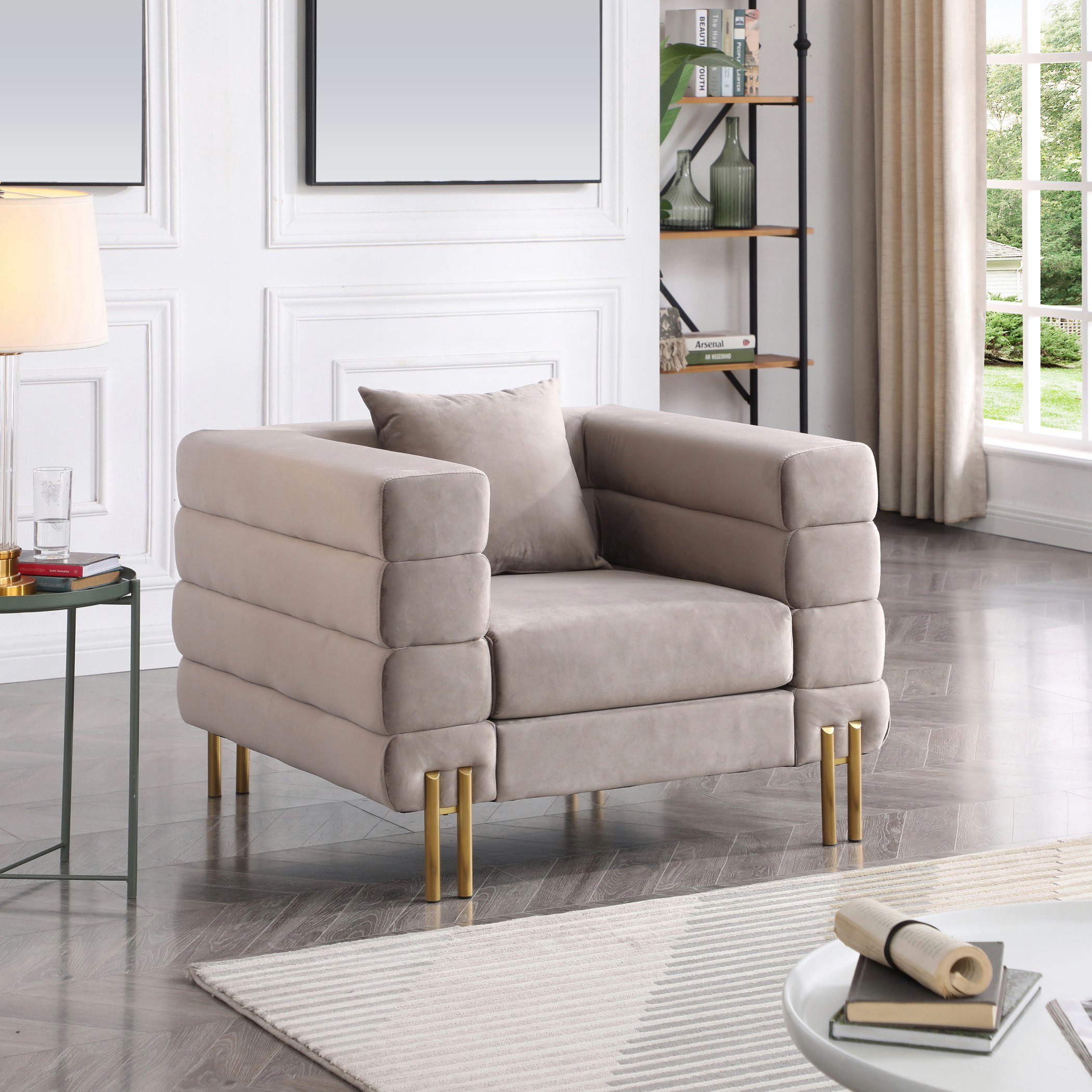 كنبة مخملية مقعد واحد مع وسادة من جوديث-hbxlivingroom-sofasandarmchairs-sofas-image-2