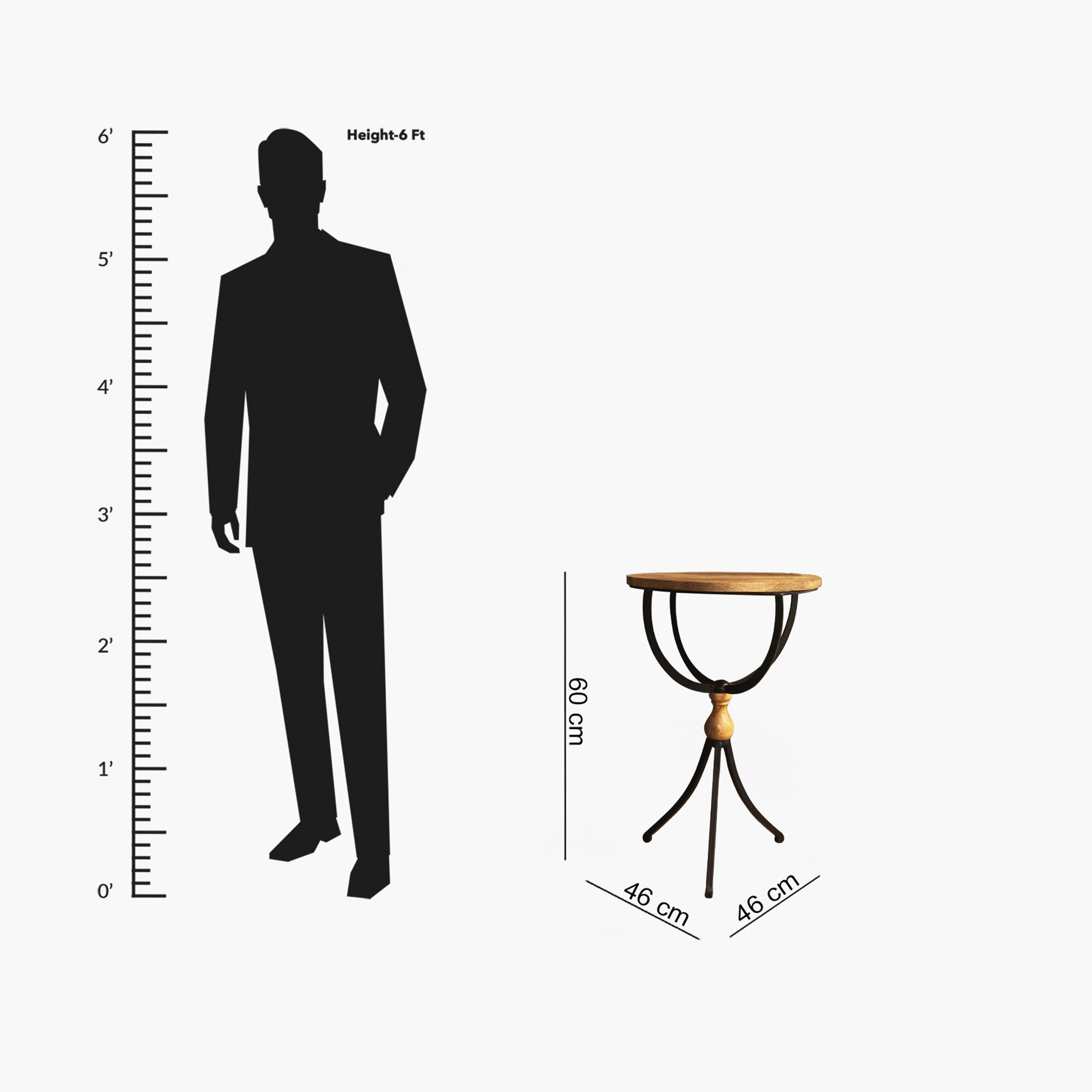 Vendra Enn Spindle Solid Wood End Table-hbxfurniture-livingroom-endtables-image-5