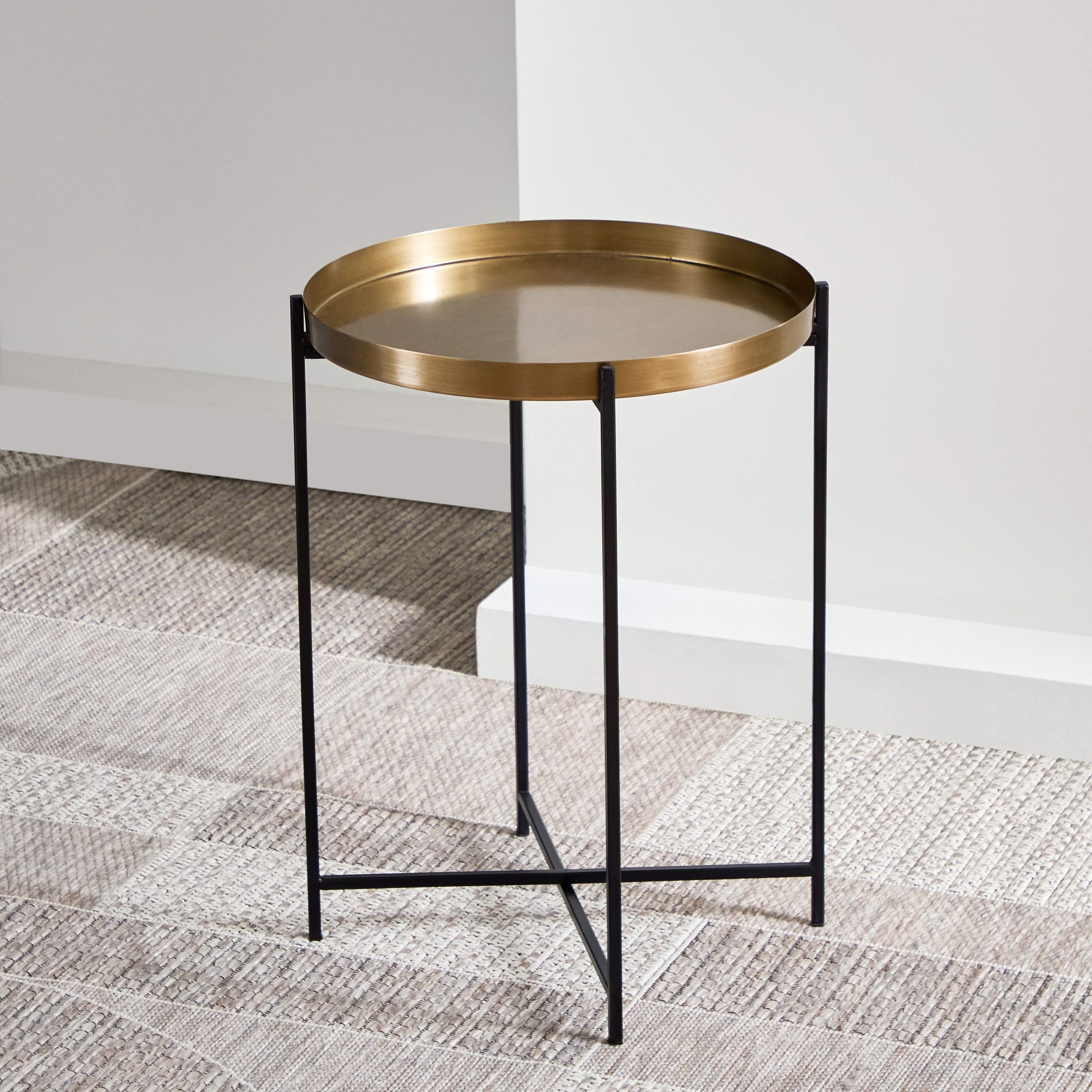 Cavon Masai Brass Folding Table-hbxfurniture-livingroom-endtables-image-2