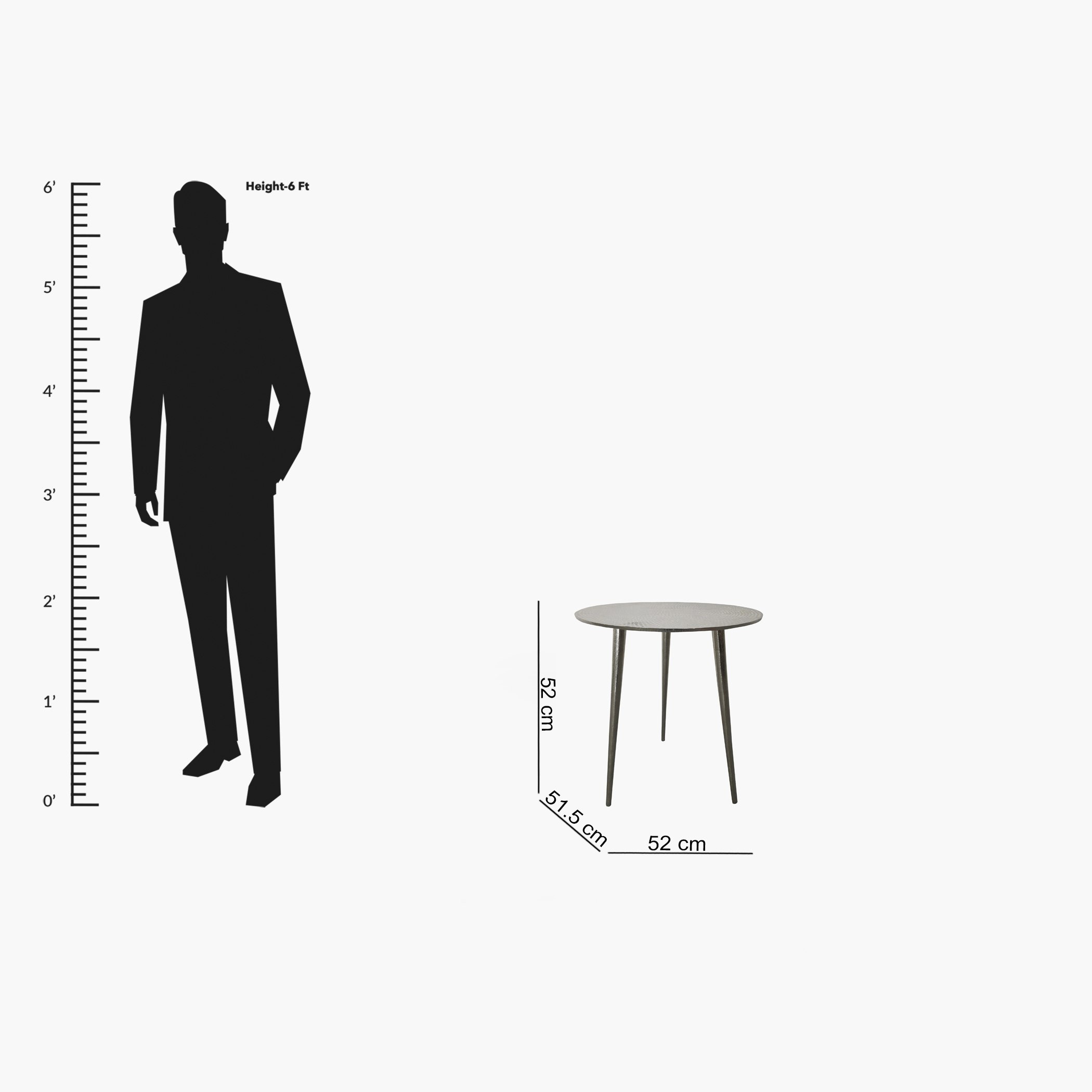 طاولة جانبيّة مستديرة ألمنيوم من كاريبو-hbxfurniture-livingroom-endtables-image-4