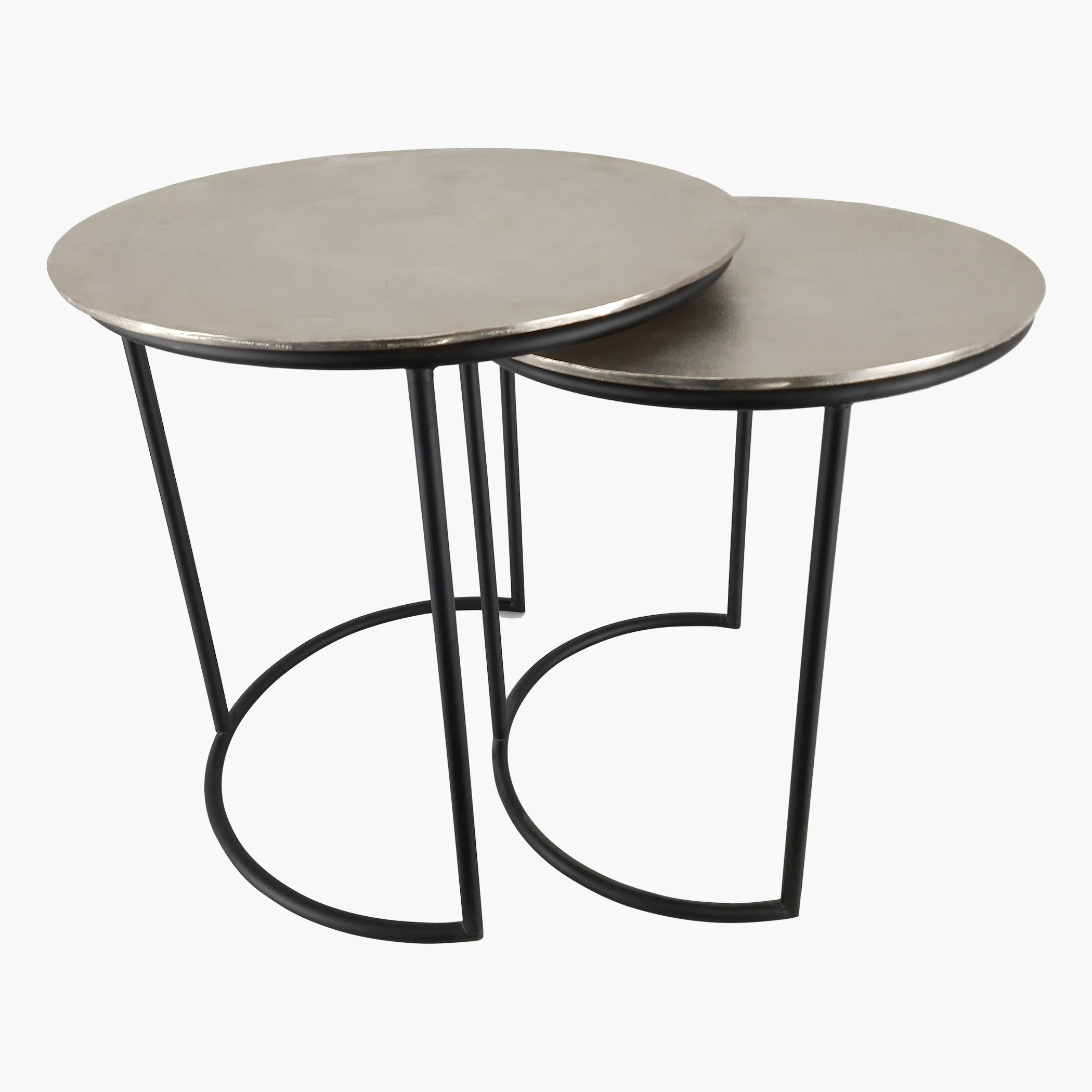 طاولات متداخلة ألومنيوم من إيبسيلون - طقم من قطعتين-hbxfurniture-livingroom-nestingtables-image-2