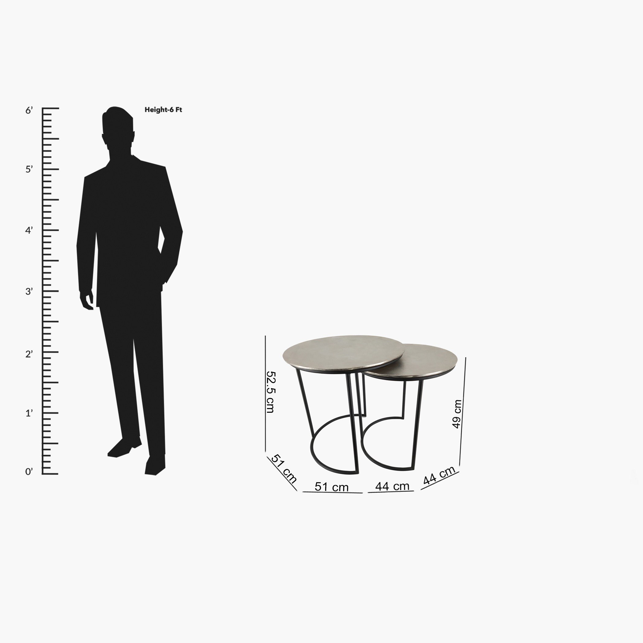 طاولات متداخلة ألومنيوم من إيبسيلون - طقم من قطعتين-hbxfurniture-livingroom-nestingtables-image-4