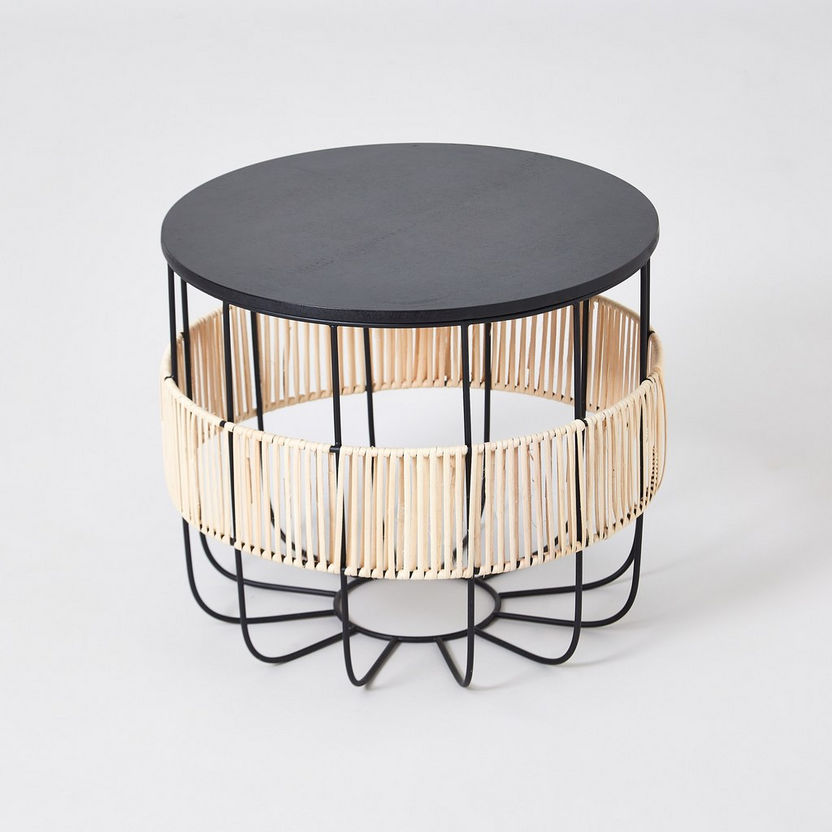 Craige Round End Table-End Tables-image-4