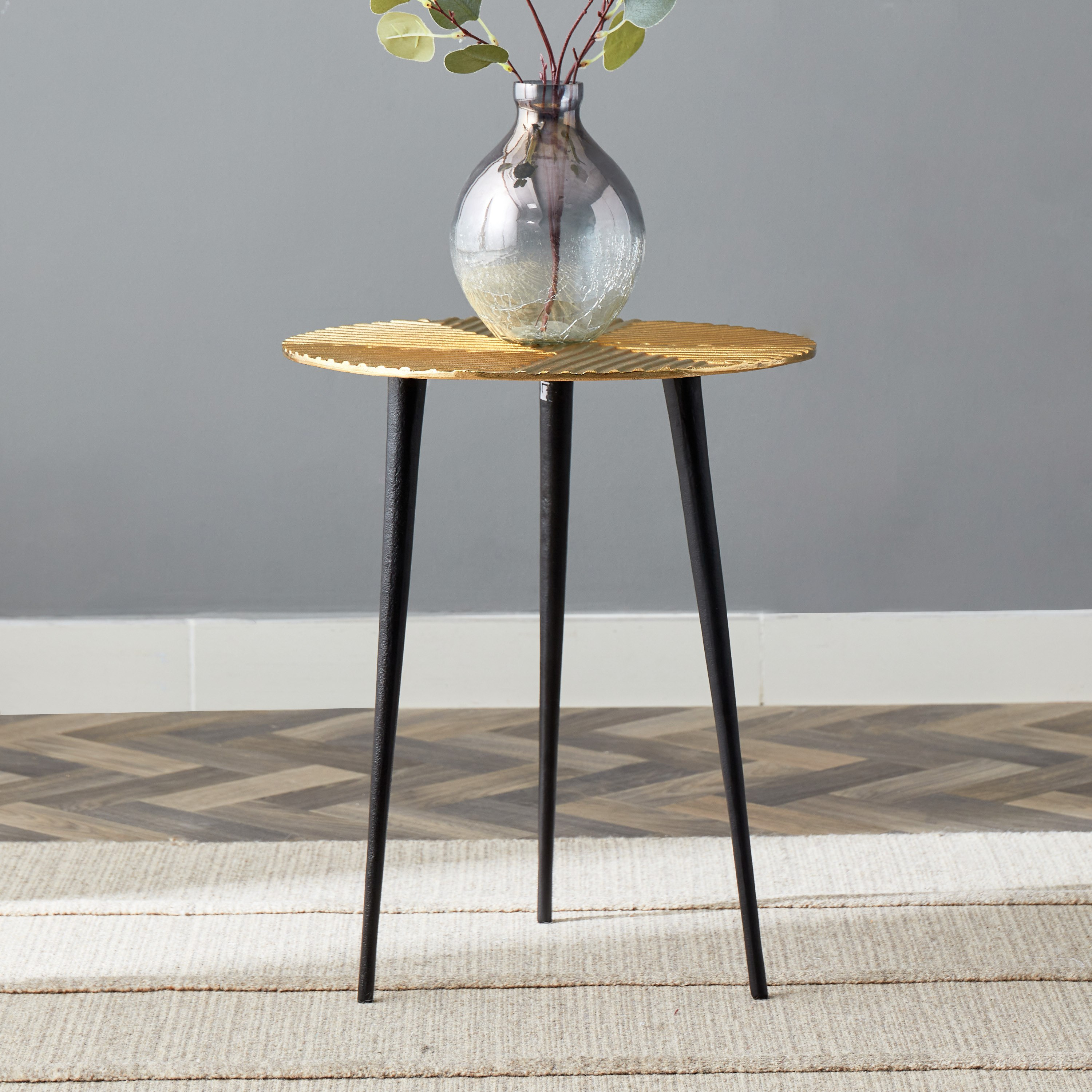 طاولة جانبية نحاس مستديرة من جانزي-hbxfurniture-livingroom-endtables-image-1