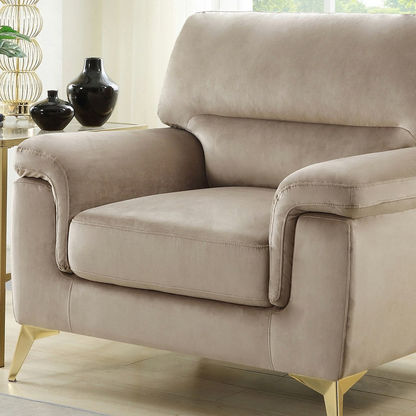 Axiom 1-Seater Velvet Sofa